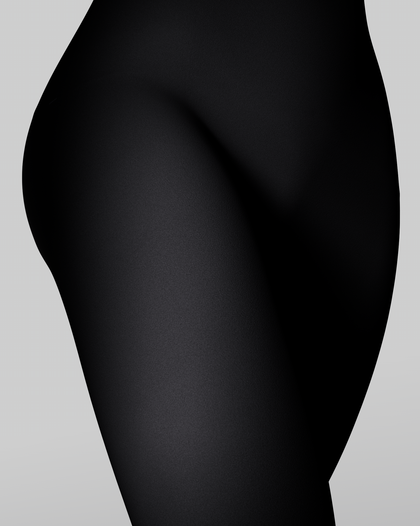 Black Spanx mid-compression leggings, Spanx CGI product film by DissEmbargo with The New Company