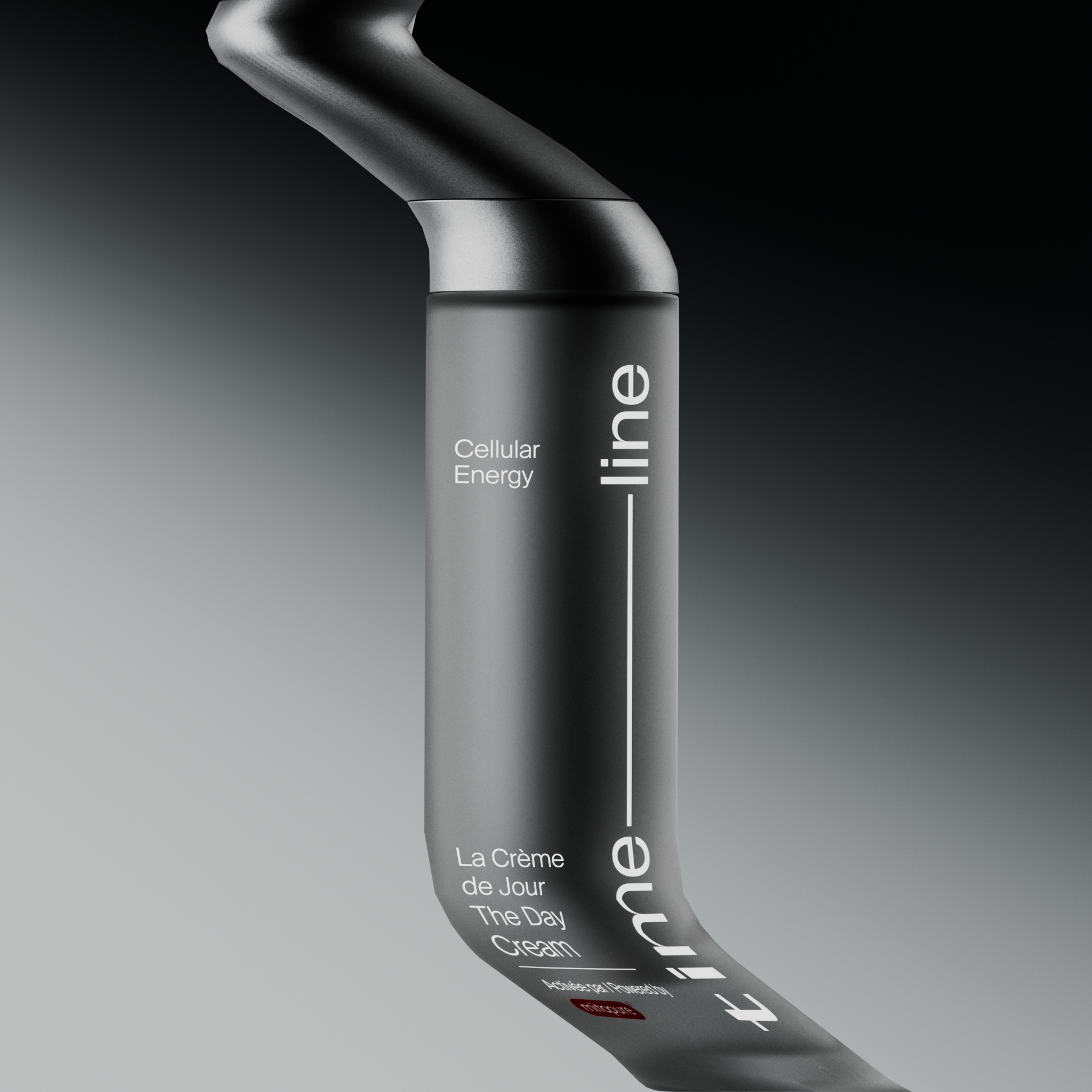 Timeline serum tube on grey, Timeline Cure CGI animation by DissEmbargo for Timeline Nutrition