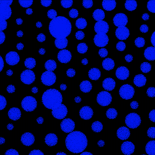 Blue particle field in darkness, Thorne creatine CGI campaign by DissEmbargo