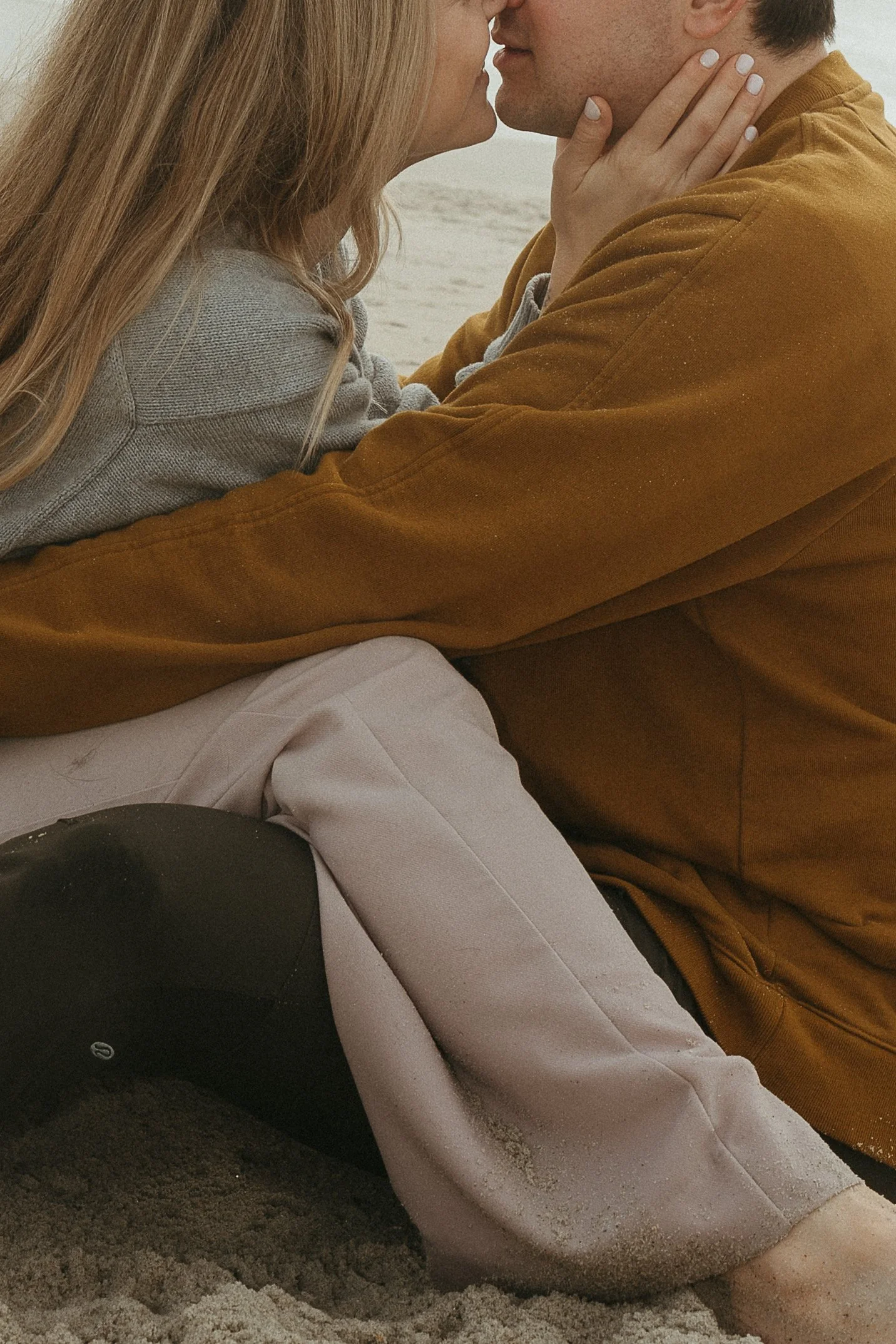 kissing cropped up close