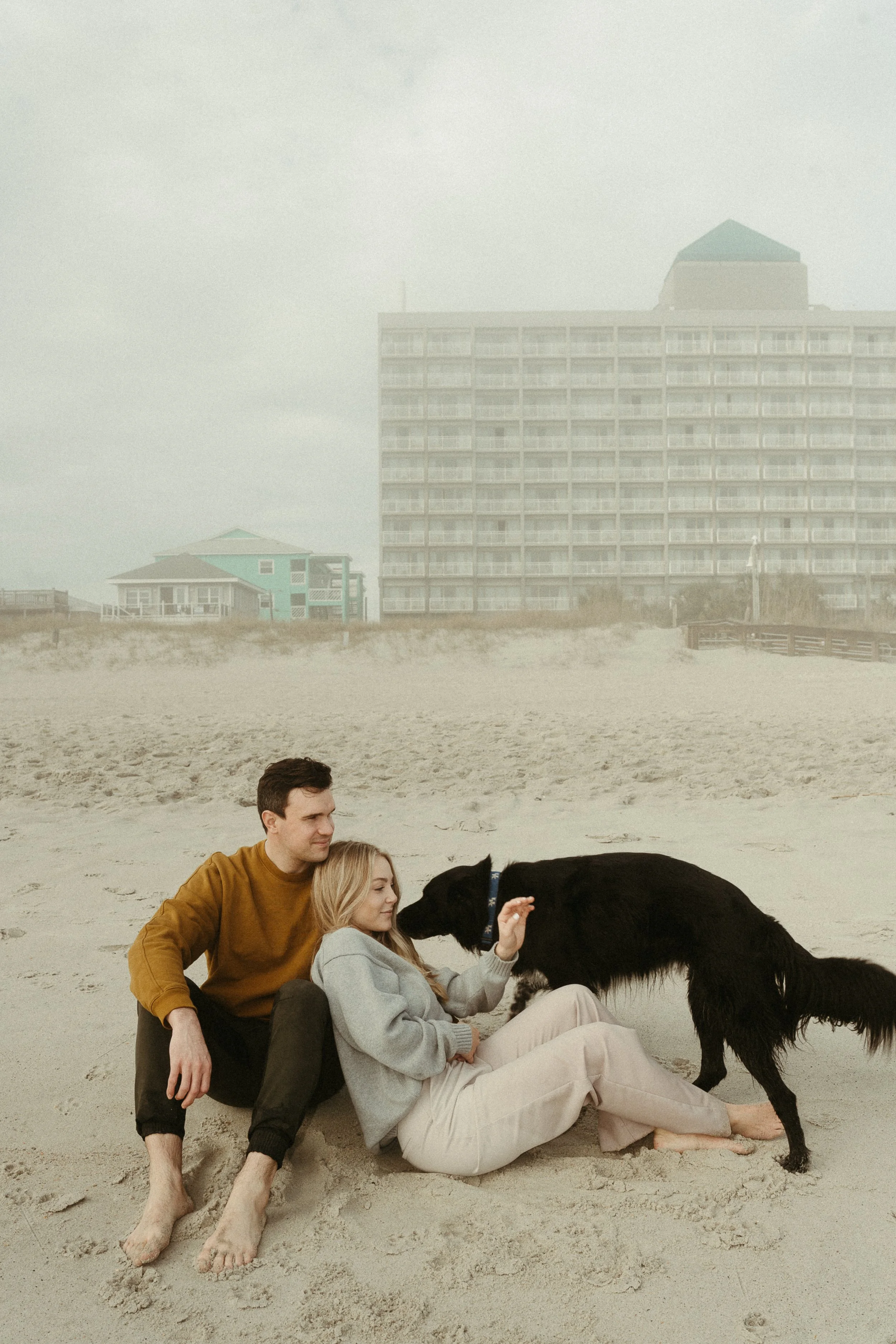 chill engagement session photos