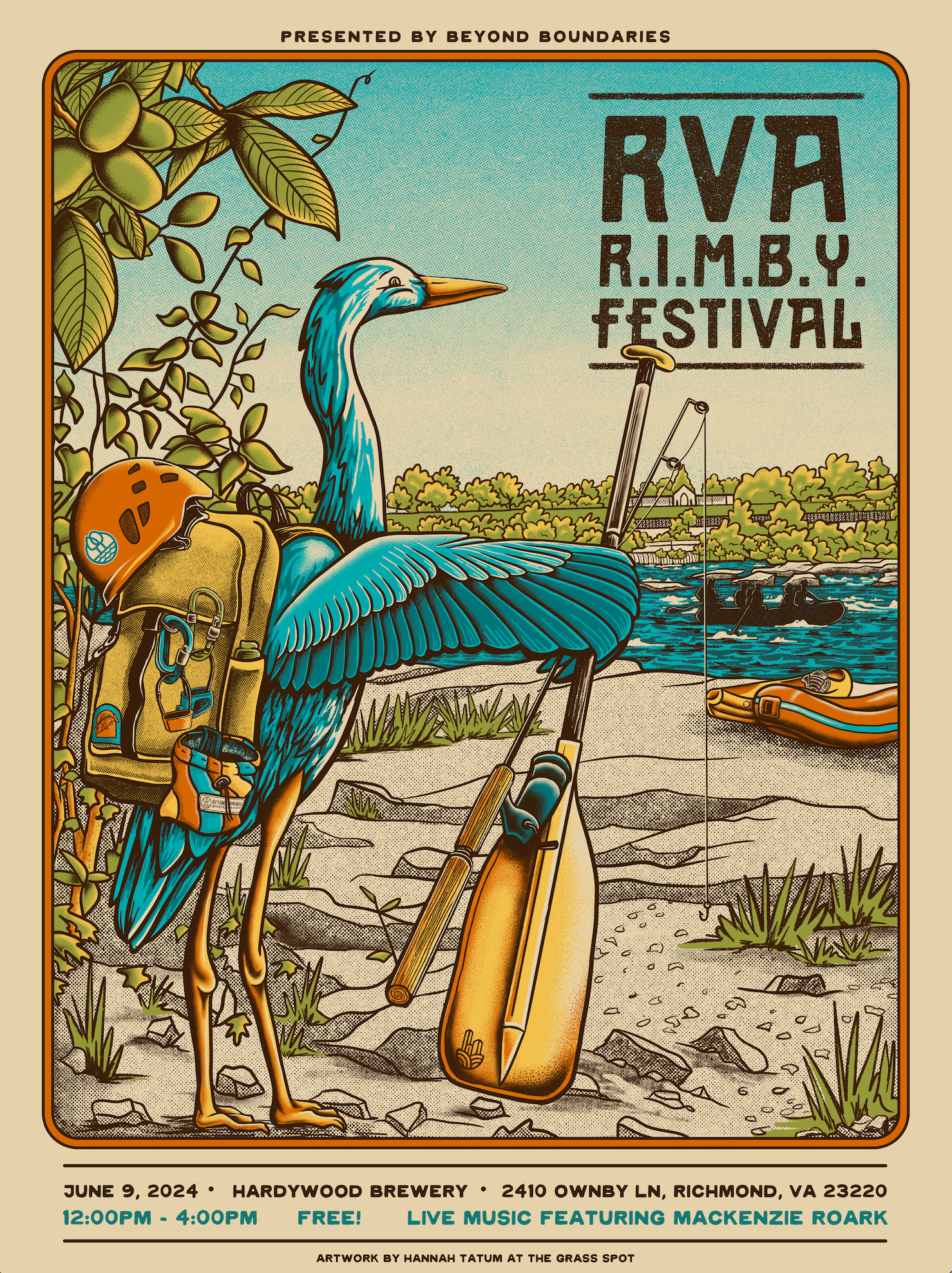 Digital print 2024 R.I.M.B.Y. poster