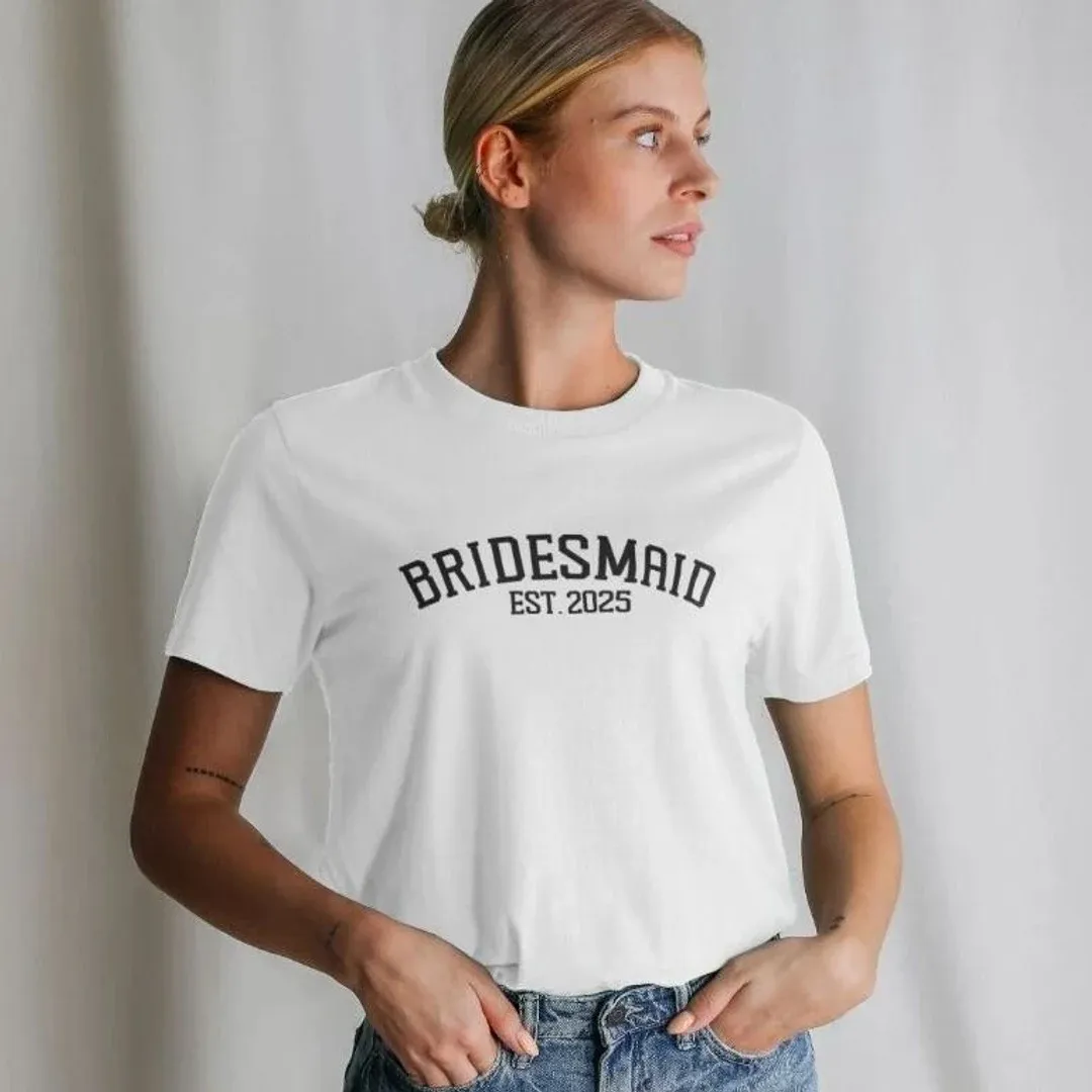 Varsity Bridesmaid 2025 T-Shirt