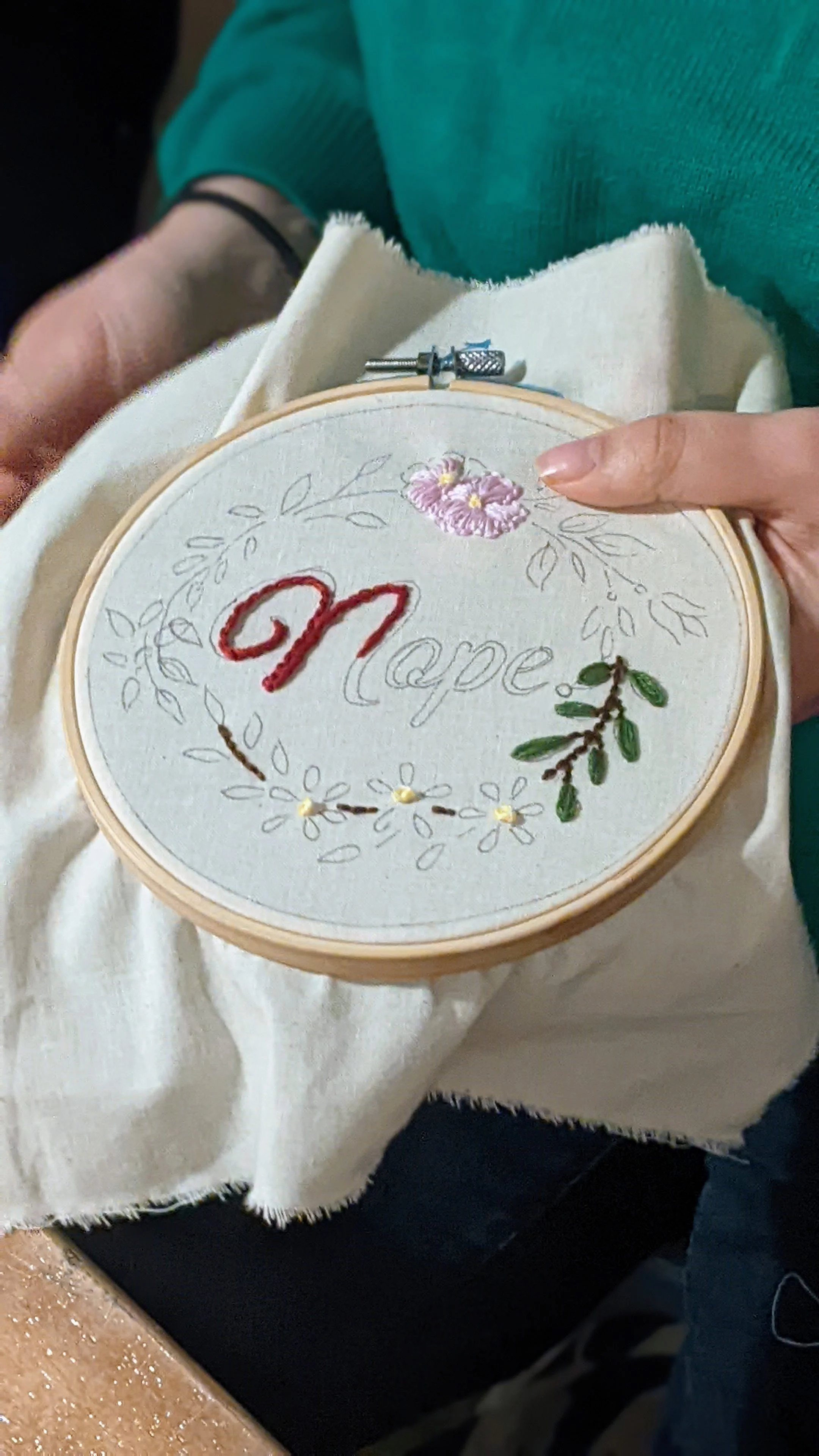Boundary Embroidery from Madam Makery
