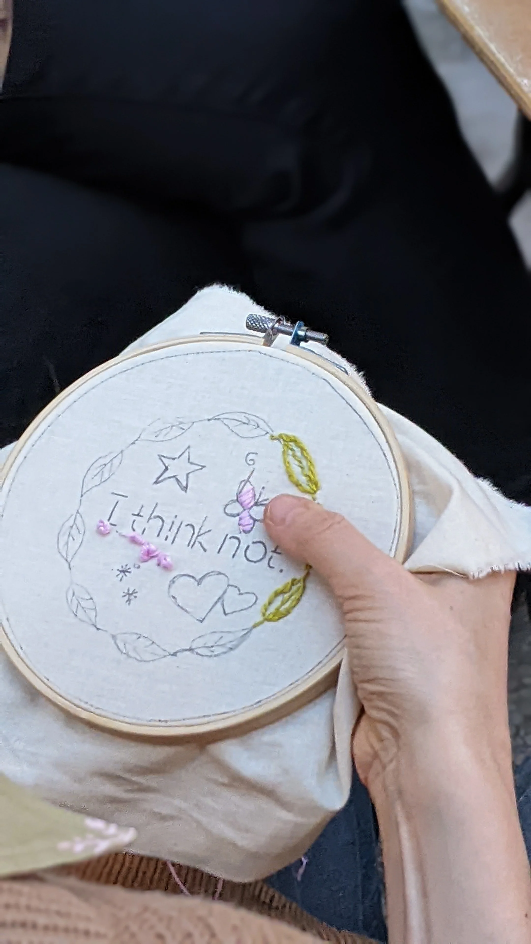 Boundary Embroidery from Madam Makery