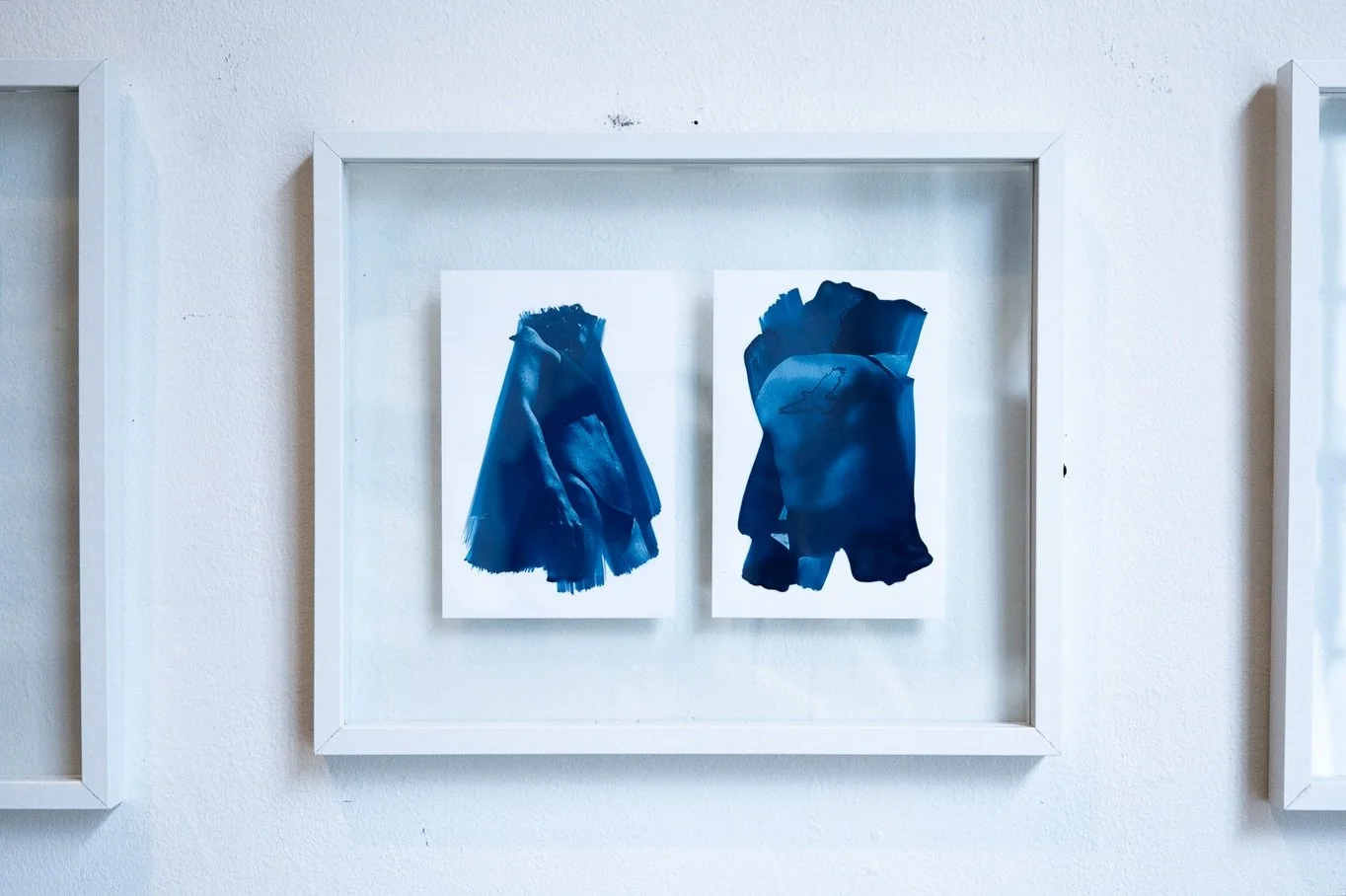 Solos, diptychs &amp; triptychs of cyanotype images on pearl paper by @txlsmth available in store &amp; online 🪽
