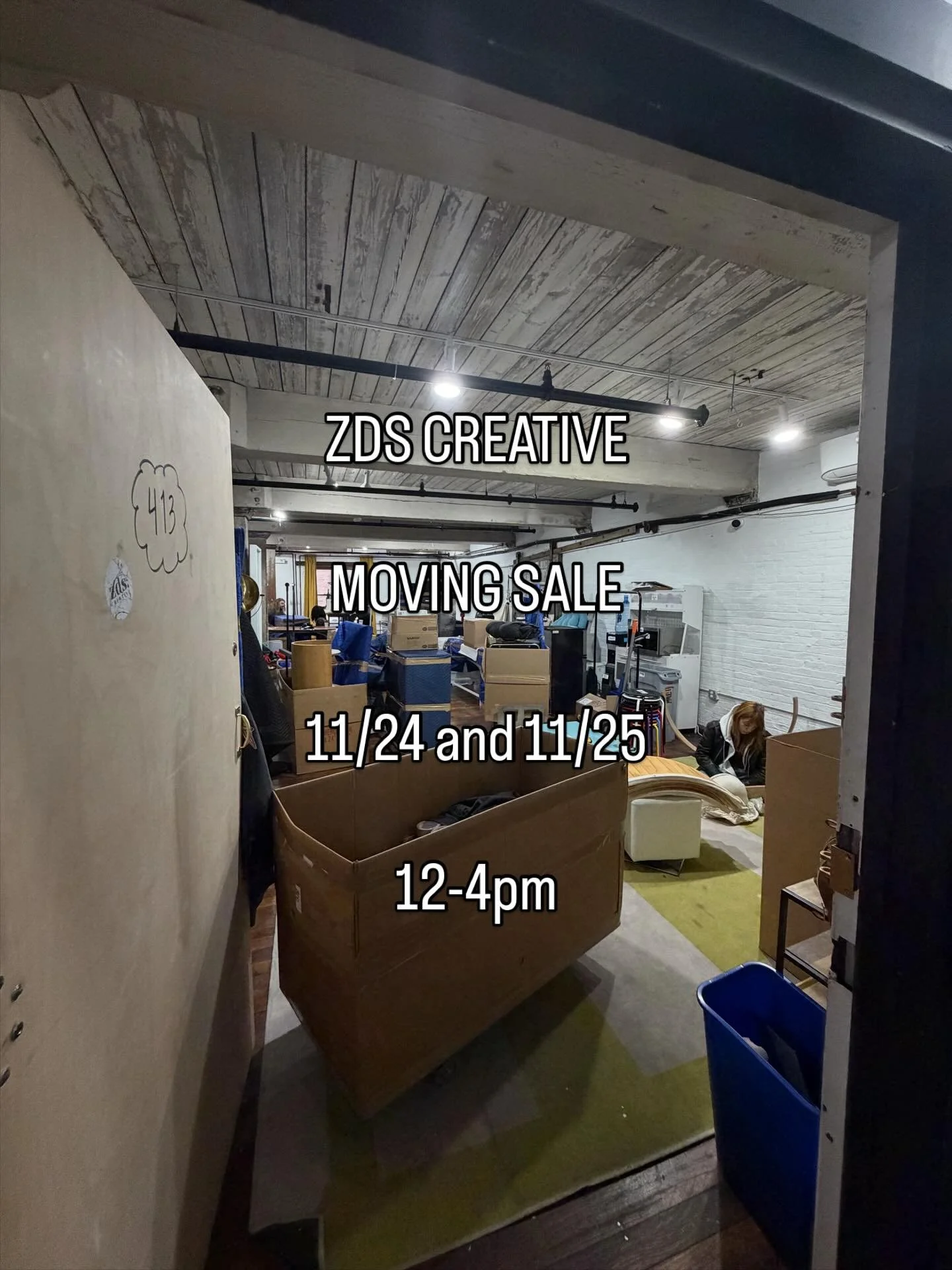 COME TO 67 WEST ST, STUDIO 413, GREENPOINT BK- 

SHOP RANDOM STUFF FROM ZDS