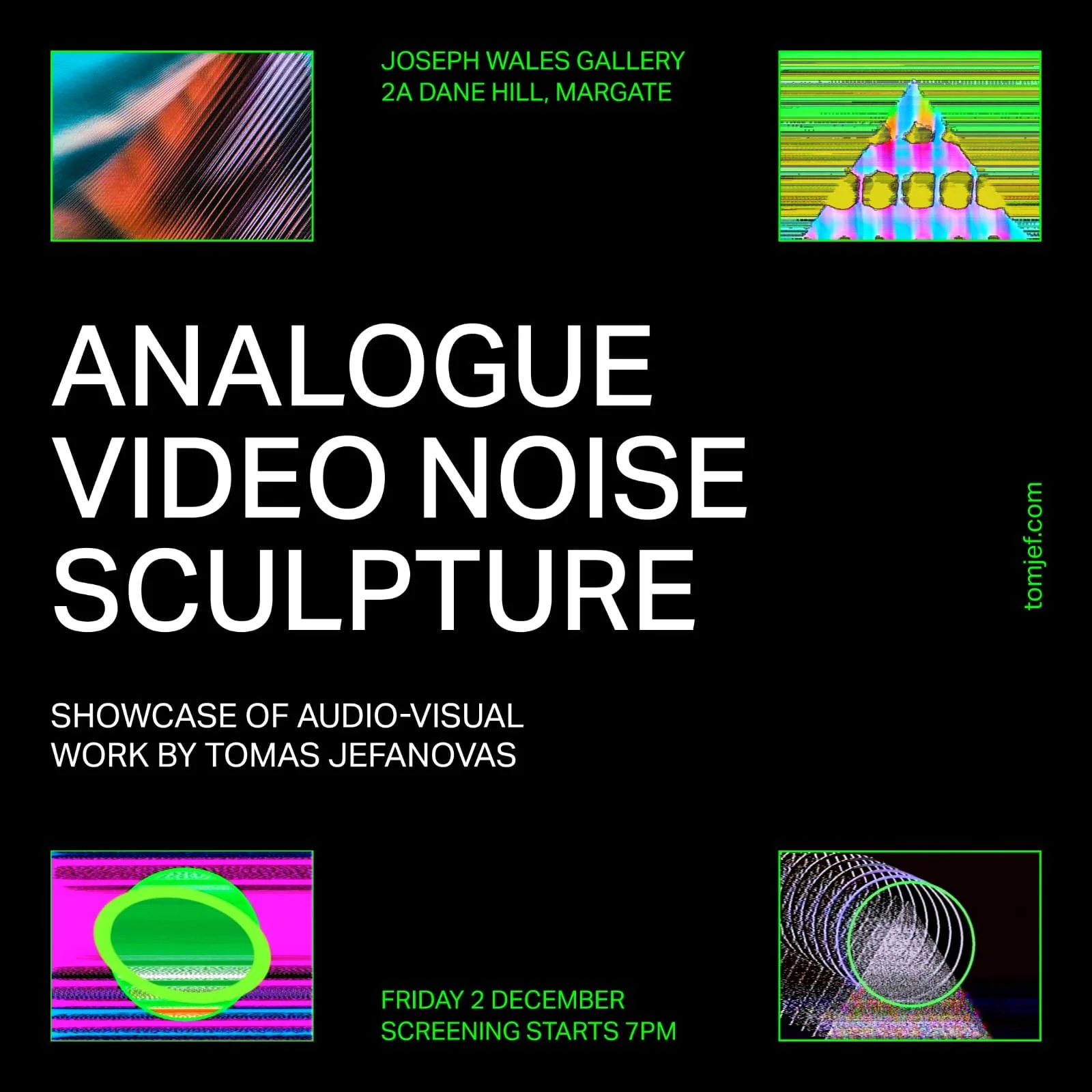 Analogue Video Noise Sculpture