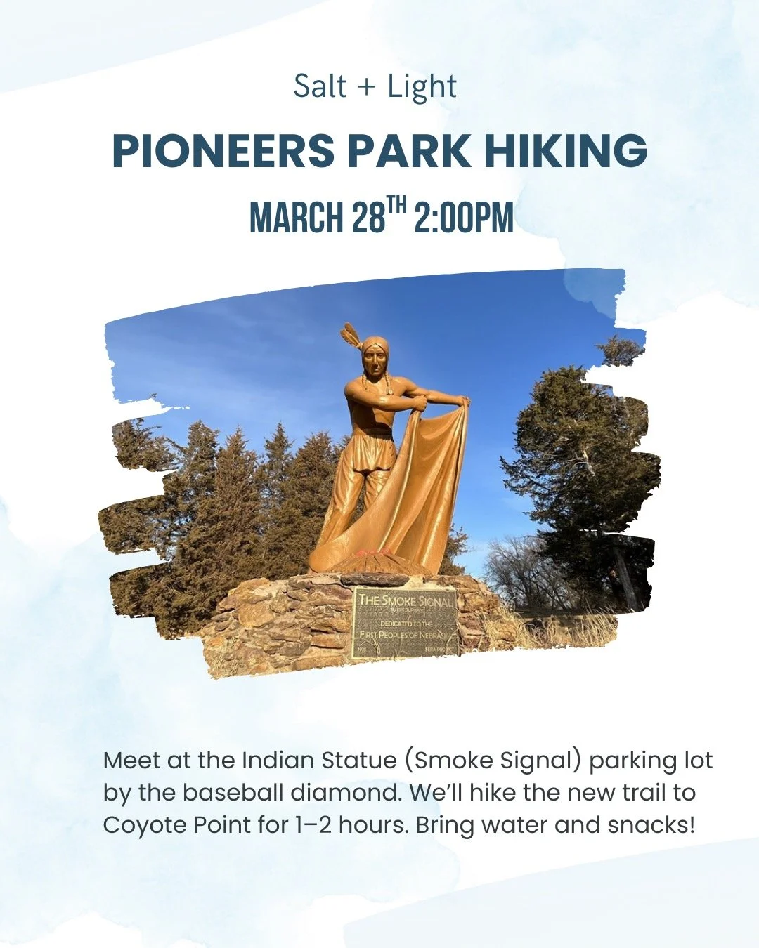 🌿 Adventure Awaits! 🌿

Grab your friends and join us for a fun afternoon hike!

📍 Meet at the Indian Statue (Smoke Signal) parking lot by the baseball diamond

Parking: Yellow areas indicate roadside parking

🗓 March 28th
⏰ 2:00 PM

We&rsquo;ll h