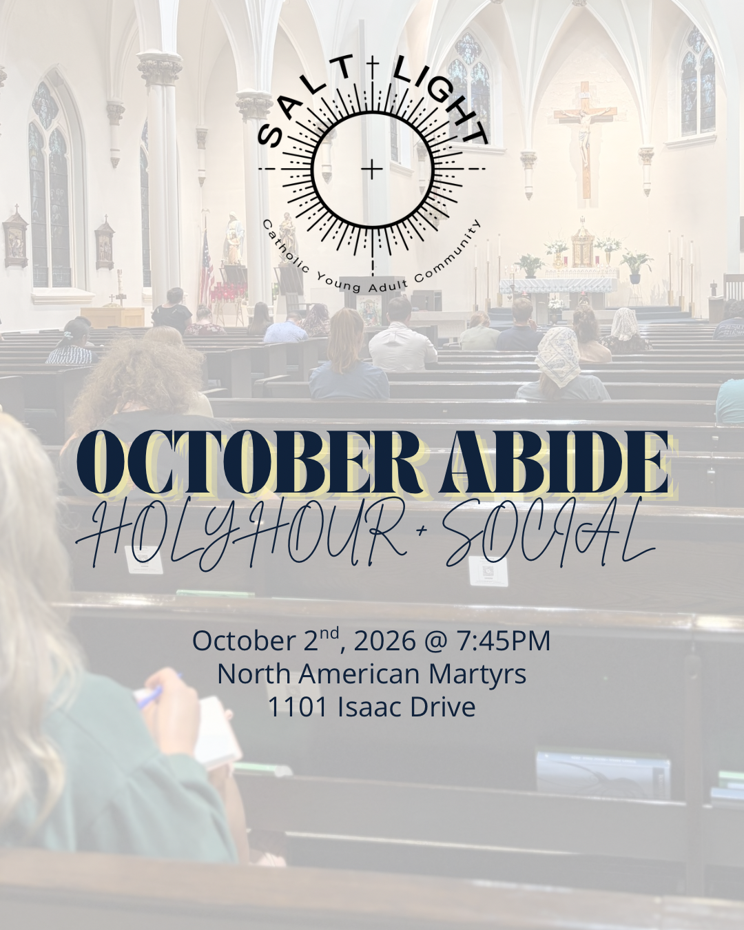Abide Holy Hour + Social: October 2026