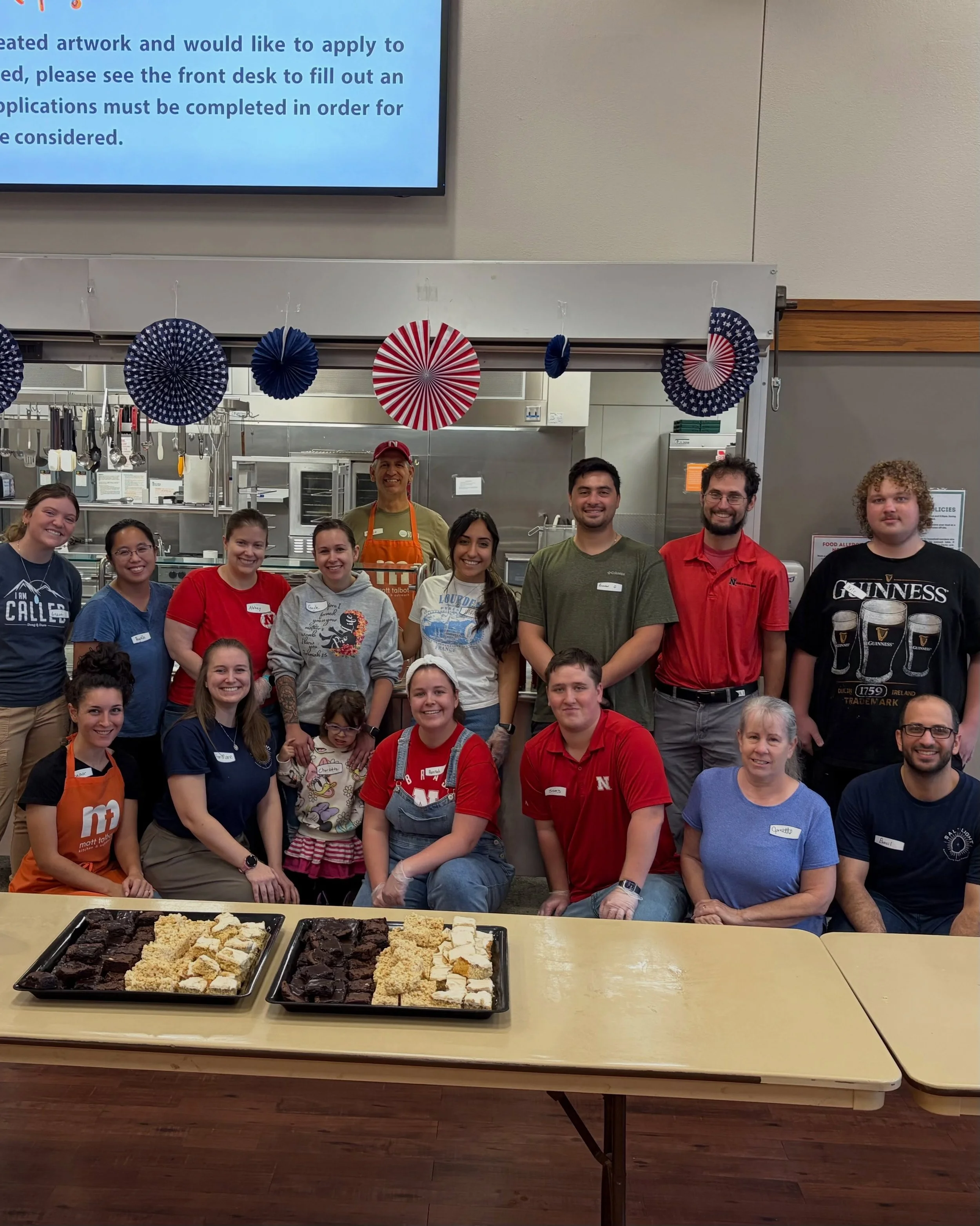 What a crew serving at Matt Talbot this morning!

&ldquo;If you can&rsquo;t feed 100 people, then feed just one.&rdquo; 
- Mother Teresa
