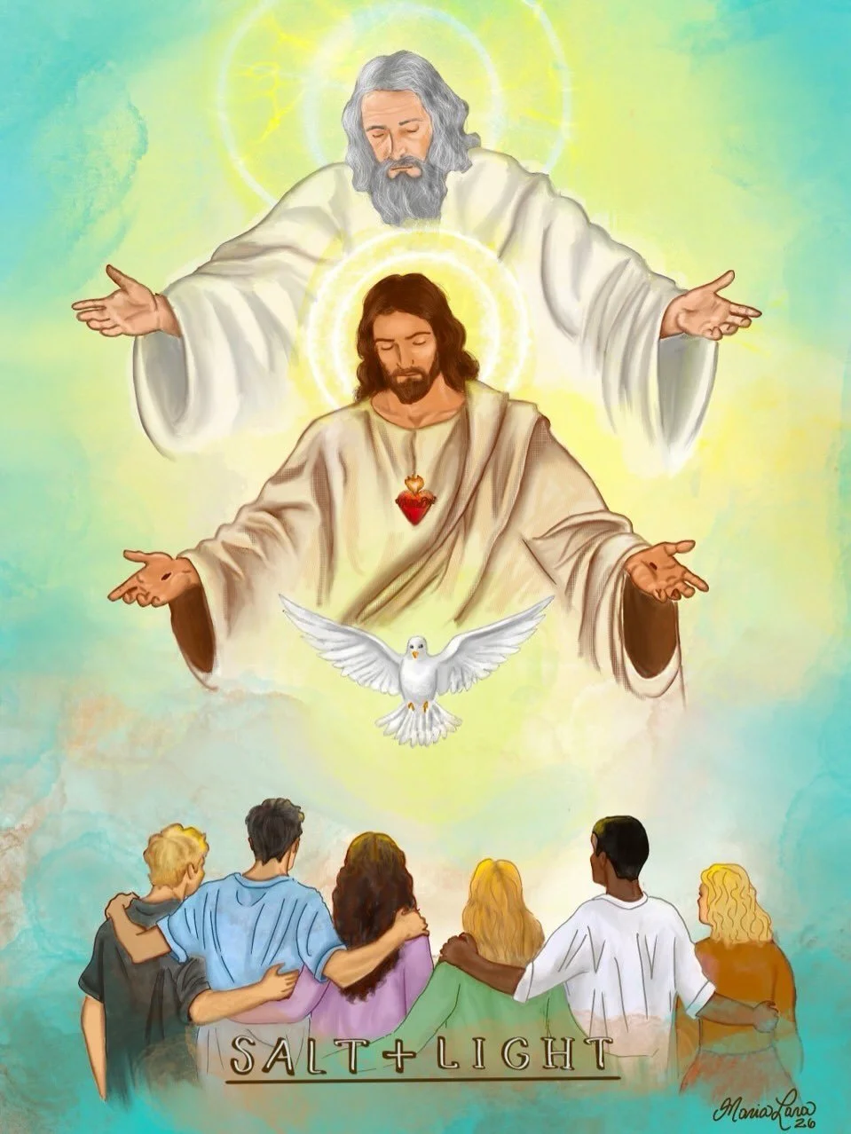 We are excited to share with you Salt + Light&rsquo;s new prayer and prayer image!

Each person&rsquo;s need for community is a reflection of the trinitarian nature of God.  We hope in praying this prayer we will open ourselves up to the blessings th