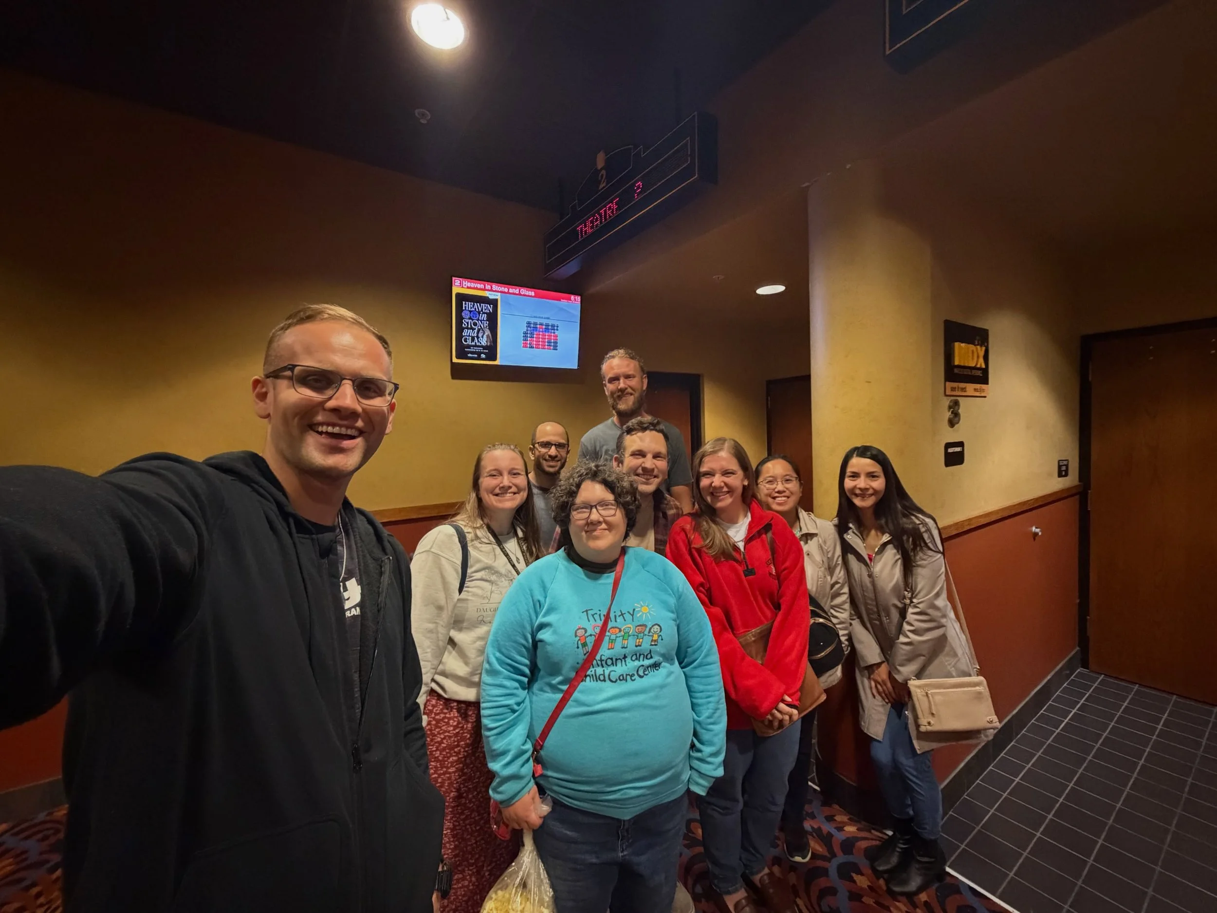 🎬 What a wonderful night at the movies! 🍿

Bishop Robert Barron gave a great overview of the hidden details in gothic cathedrals and how that can bring us into deeper reflection and understanding of God.  He spoke in detail of Abbot Suger who spear