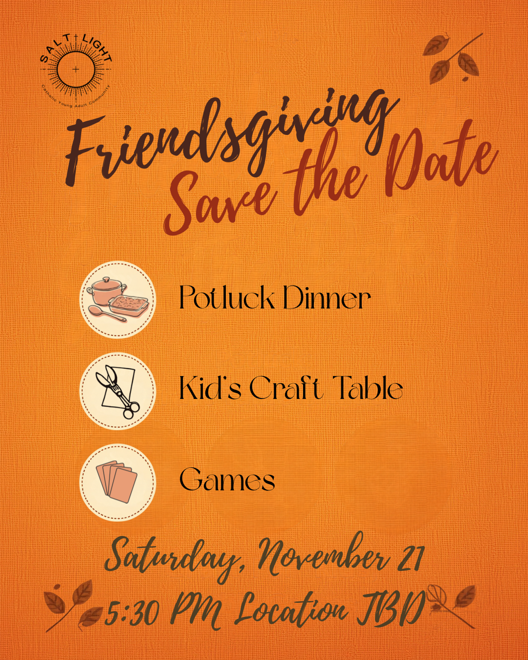 Friendsgiving Potluck
