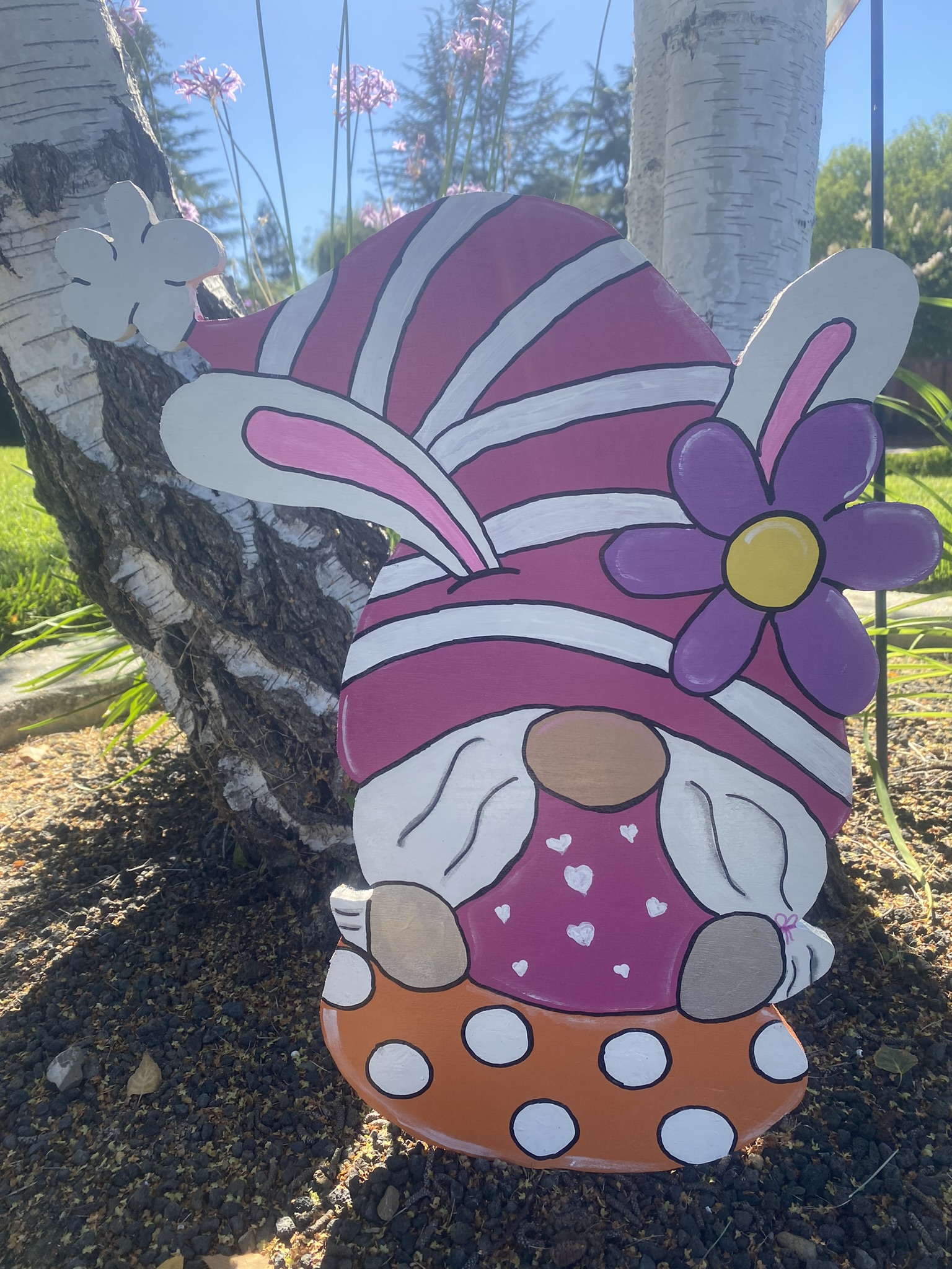 Girl Bunny Gnome