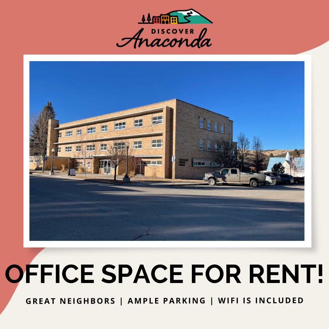 We still have office space available for rent in the Community Service Center!!

Call us at 406-563-5538 to see available offices! 😁