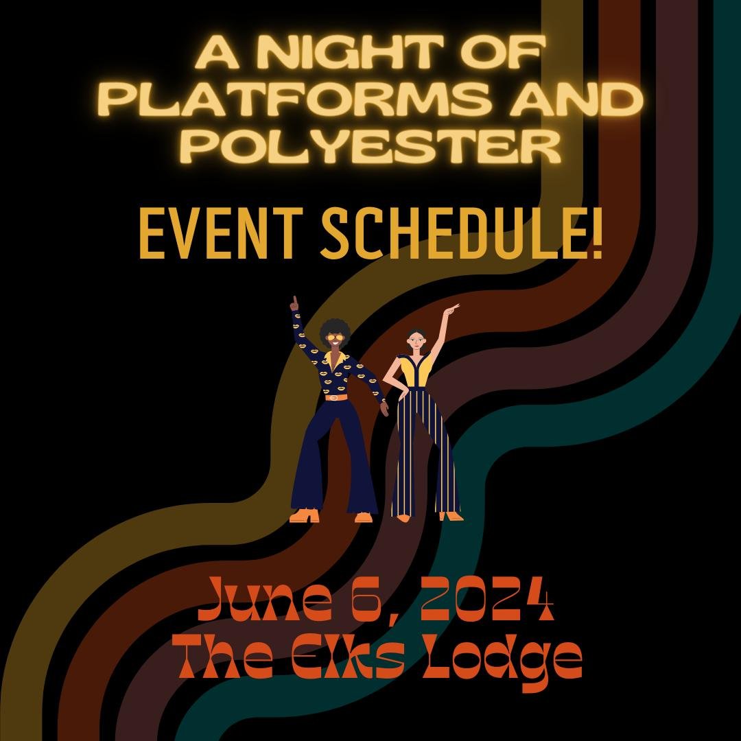 There's so much groovy fun on the schedule for our Night of Platforms &amp; Polyester! 🥳🌸

In less than a month, Discover Anaconda is excited to celebrate with the community at our annual gala event. See the attached graphics for a detailed schedul