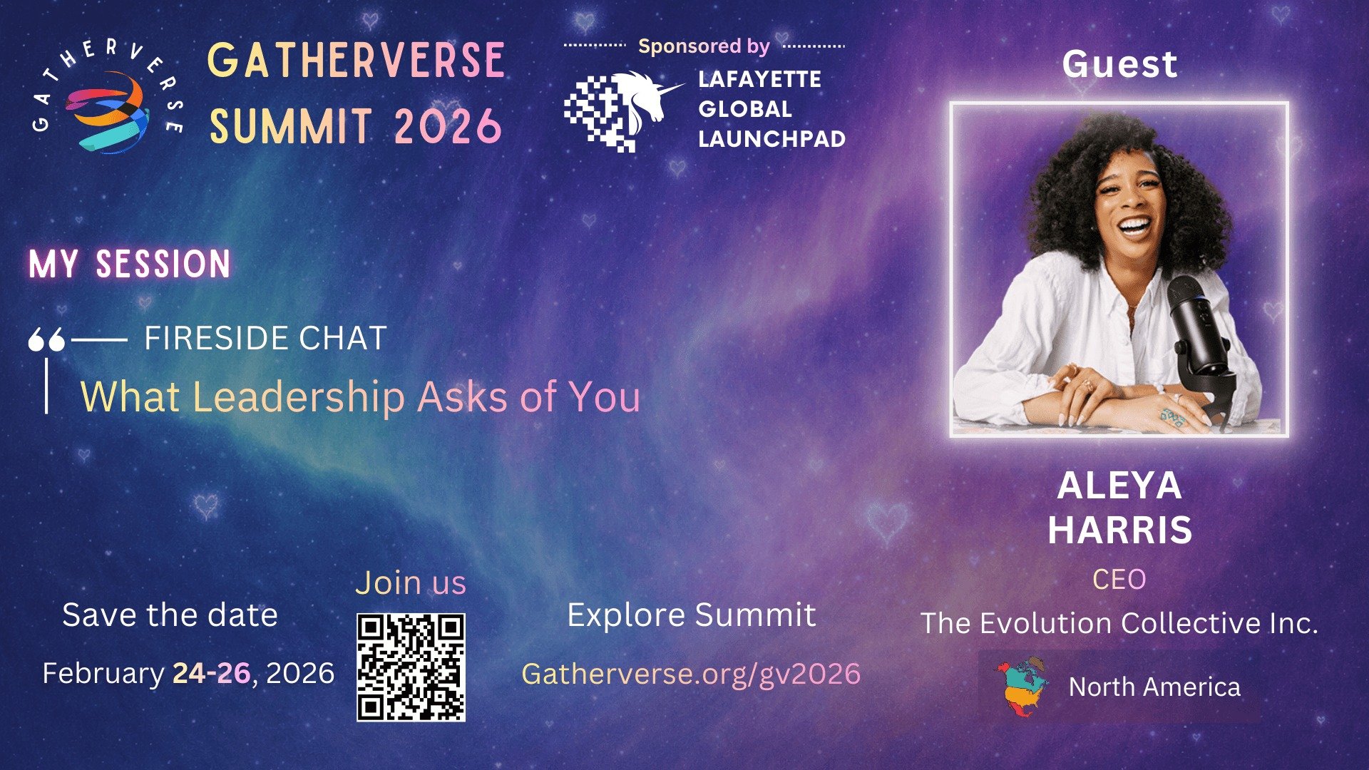 Leadership isn&rsquo;t about titles. It&rsquo;s about responsibility.

I&rsquo;m honored to join the GatherVerse Summit 2026 for a powerful fireside chat:

✨ What Leadership Asks of You ✨

We&rsquo;re diving into the real conversation the courage, th