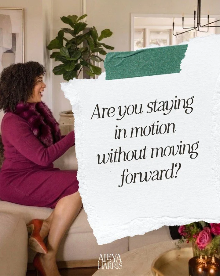 There&rsquo;s a pattern I see that people hate when I say it out loud.

It looks like:
&ldquo;I&rsquo;m working on it&rdquo;
&ldquo;I&rsquo;m refining it&rdquo;
&ldquo;I&rsquo;m getting clearer&rdquo;

Translation?

You&rsquo;re staying in motion wit