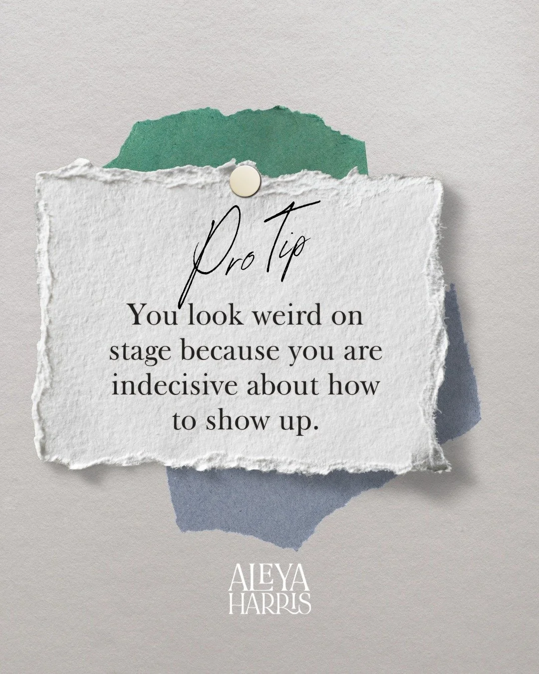 Sometimes the thing making you look awkward on camera is not your hands.

It is not your face.

It is not your voice.

It is not even your &ldquo;stage presence.&rdquo;

Sometimes what looks awkward is internal conflict.

One part of you wants to be 