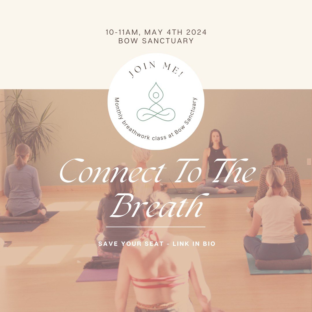 ✨CONNECT TO YOUR BREATH THIS WEEKEND

If you haven't joined us for one of these classes yet, where have you been?! 😆

Seriously though, Connect To The Breath is a powerful way to support whole-person wellbeing through something we all have available