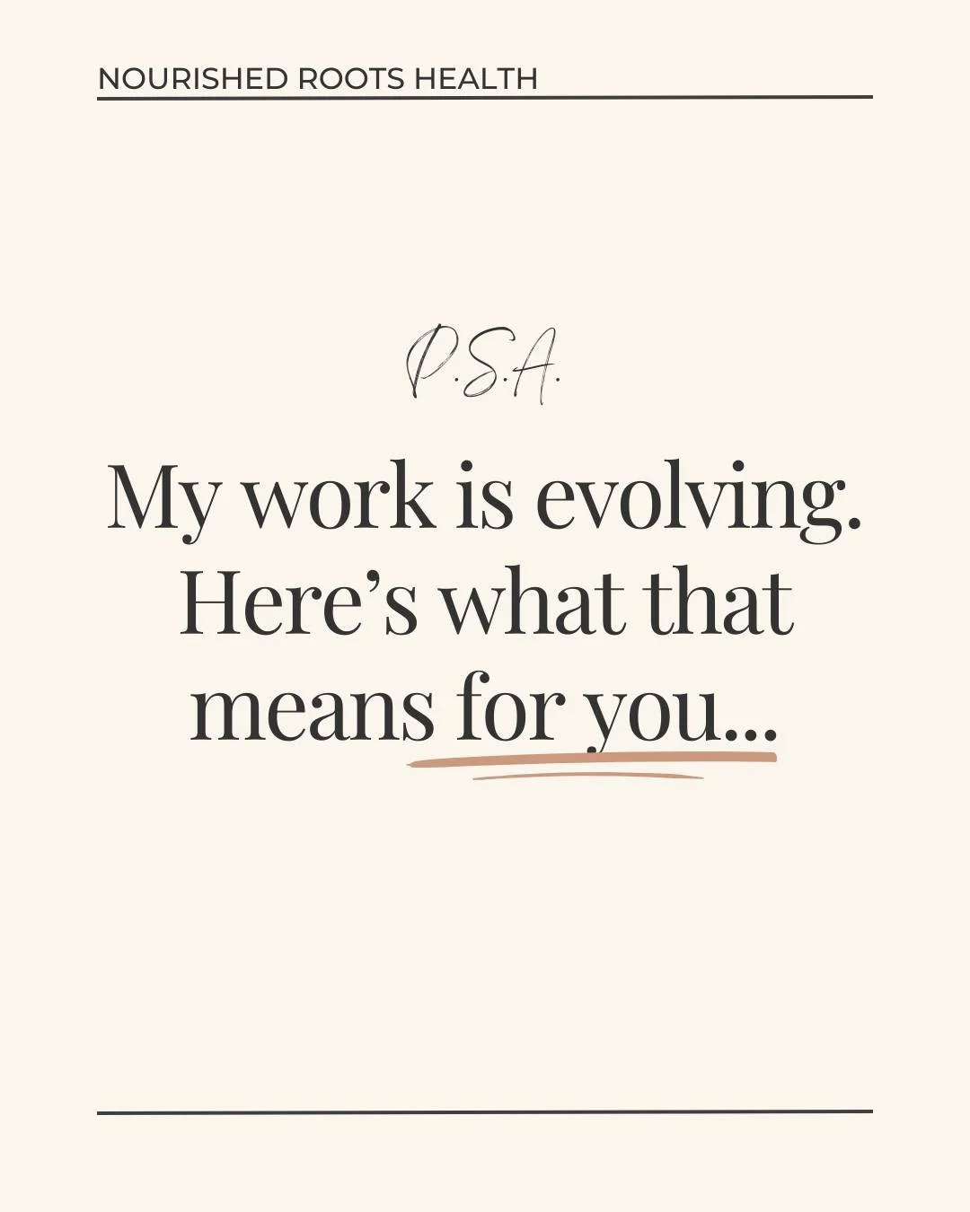 💫Things around here are about to look different. Here's what that means for you.

I've been deep in the cocoon recently: rebuilding, reimagining, redesigning, and restructuring to align more fully with who I am and where I feel called to grow in my 