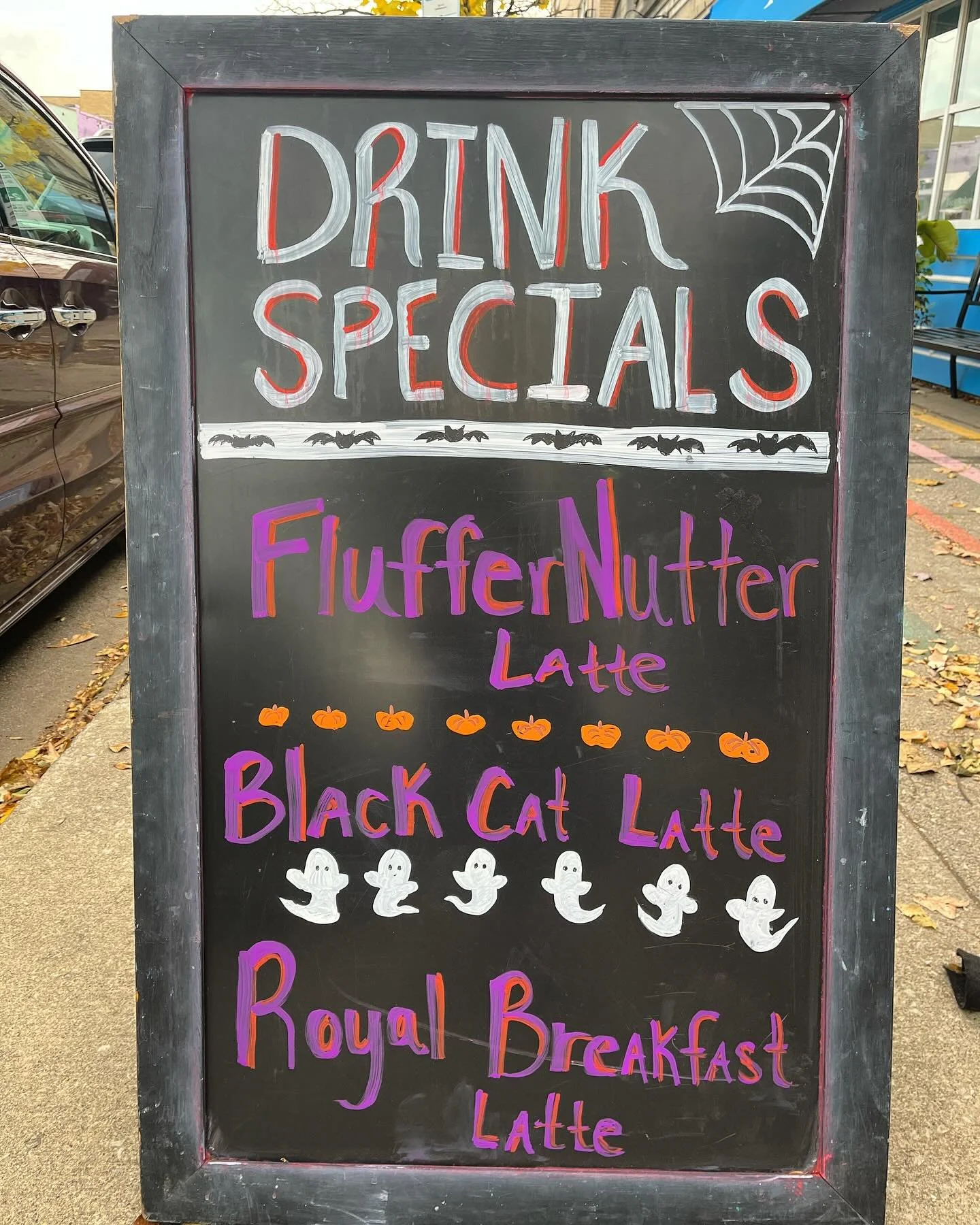 Rainy, gloomy days are perfect for trying one of our new, seasonal drinks. Stop in and see us!