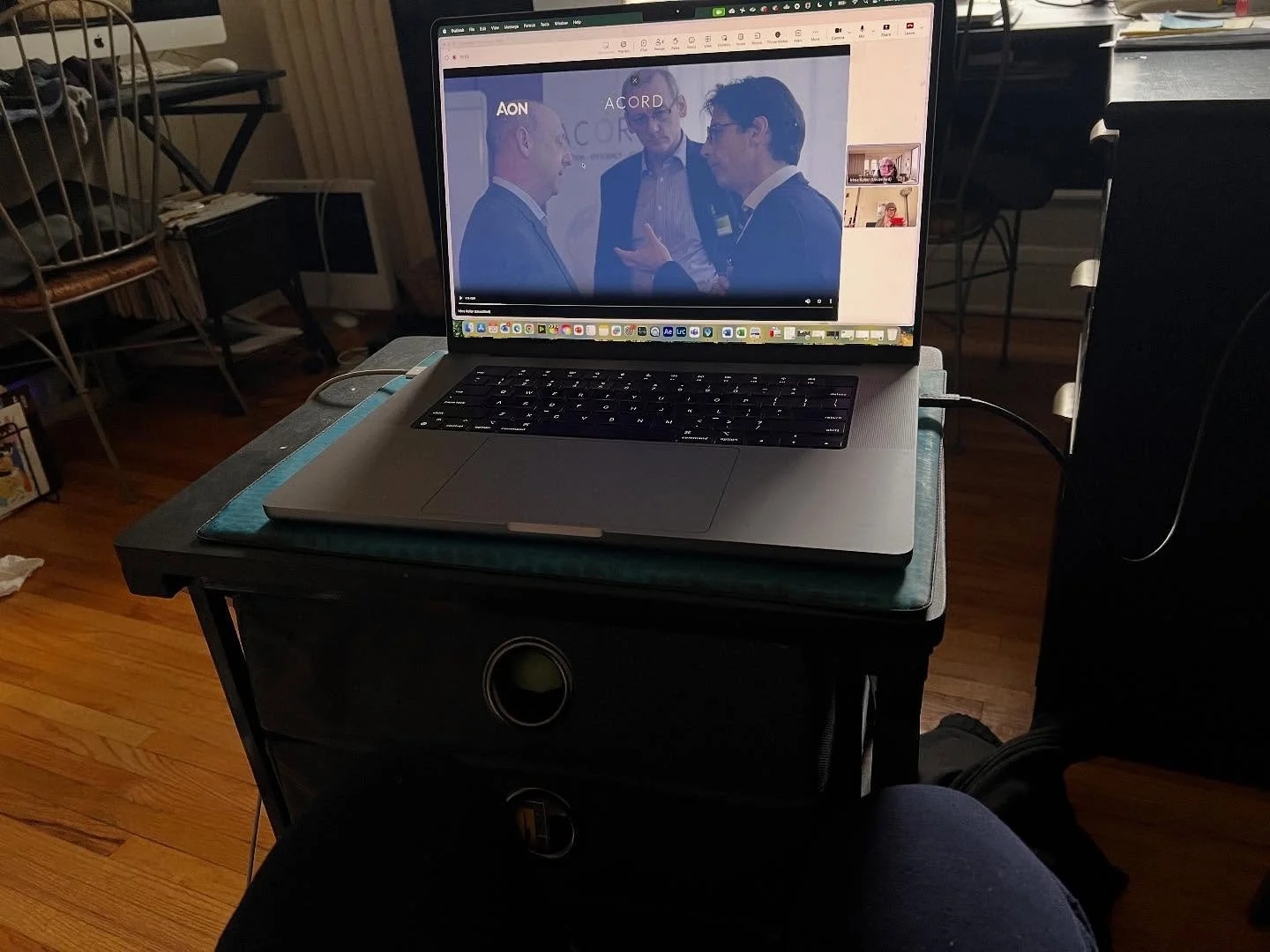 By day making corporate videos for Aon
