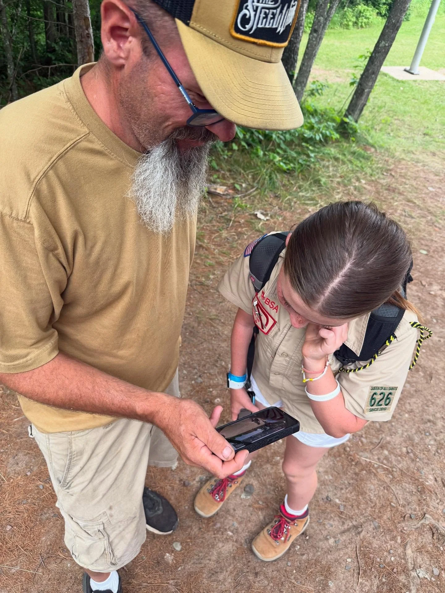 Coach Keps and Sophia (11u black) watching Storm 13u Silver bring home a win on GameChanger live from Scout Camp!
#ScoutCamp #13USoftball #StormTravelSoftball #SoftballLife #11USoftball