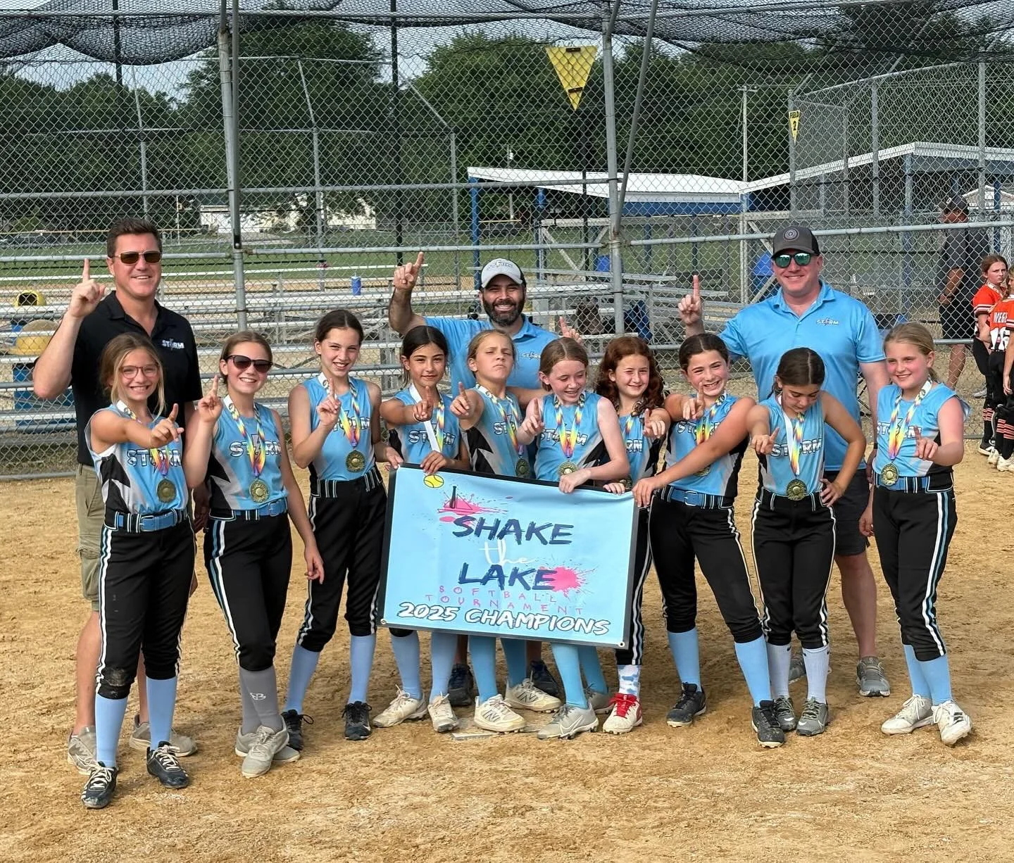 🏆 CHAMPS! 🏆
Huge congratulations to our 10U Storm team for taking home the tournament championship with an incredible +24 run differential! 💪🔥
Your hard work, hustle, and heart were on full display all season long — and it paid off in a b