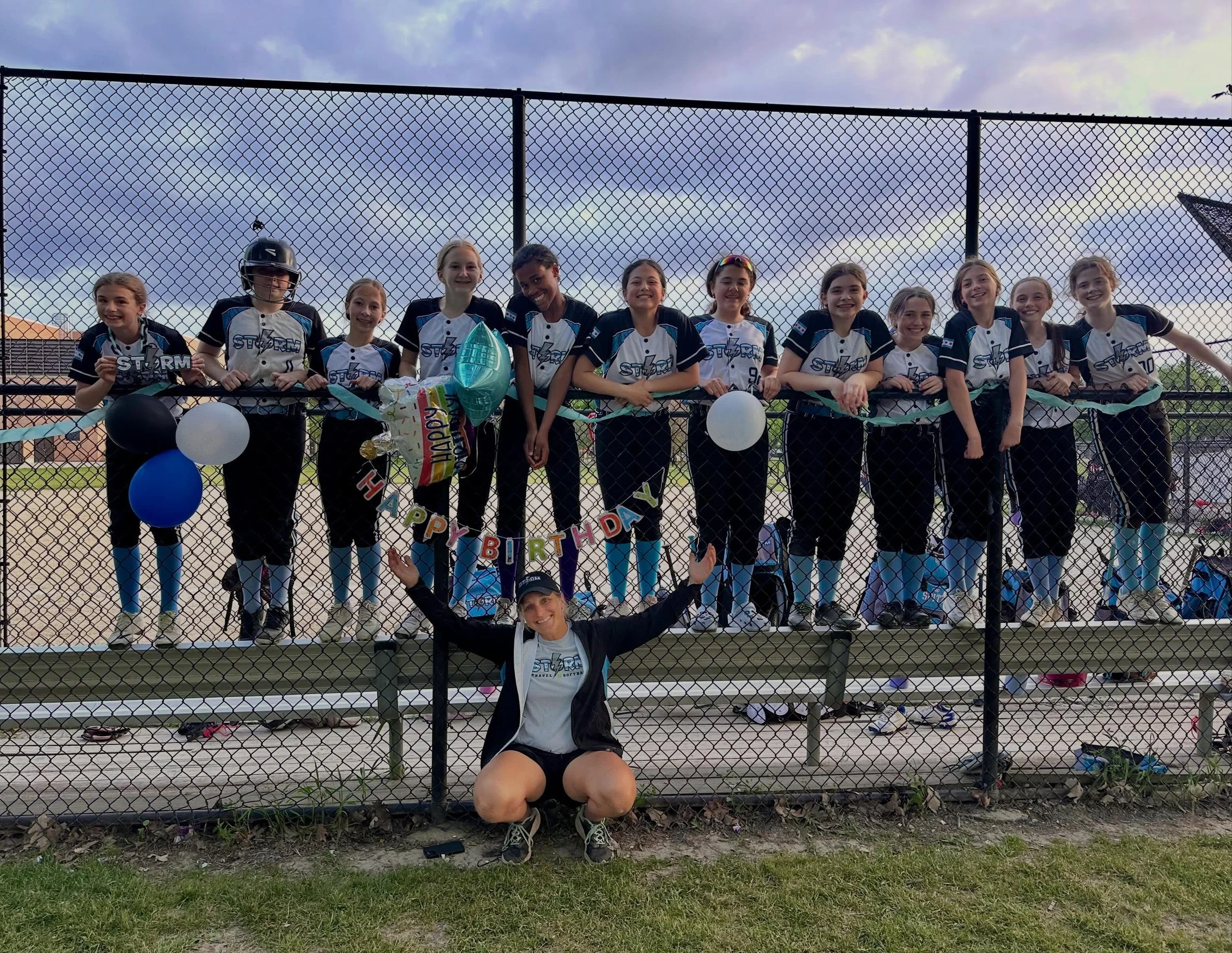Happy Birthday, Coach Melissa! 🥎⚡
11U brought the dugout decorations and the love 🩵
Just one example of the impact you have across Storm. We appreciate all that you do! 

#StormBlack11U #CoachMelissa🥎 #StormTravelSoftball