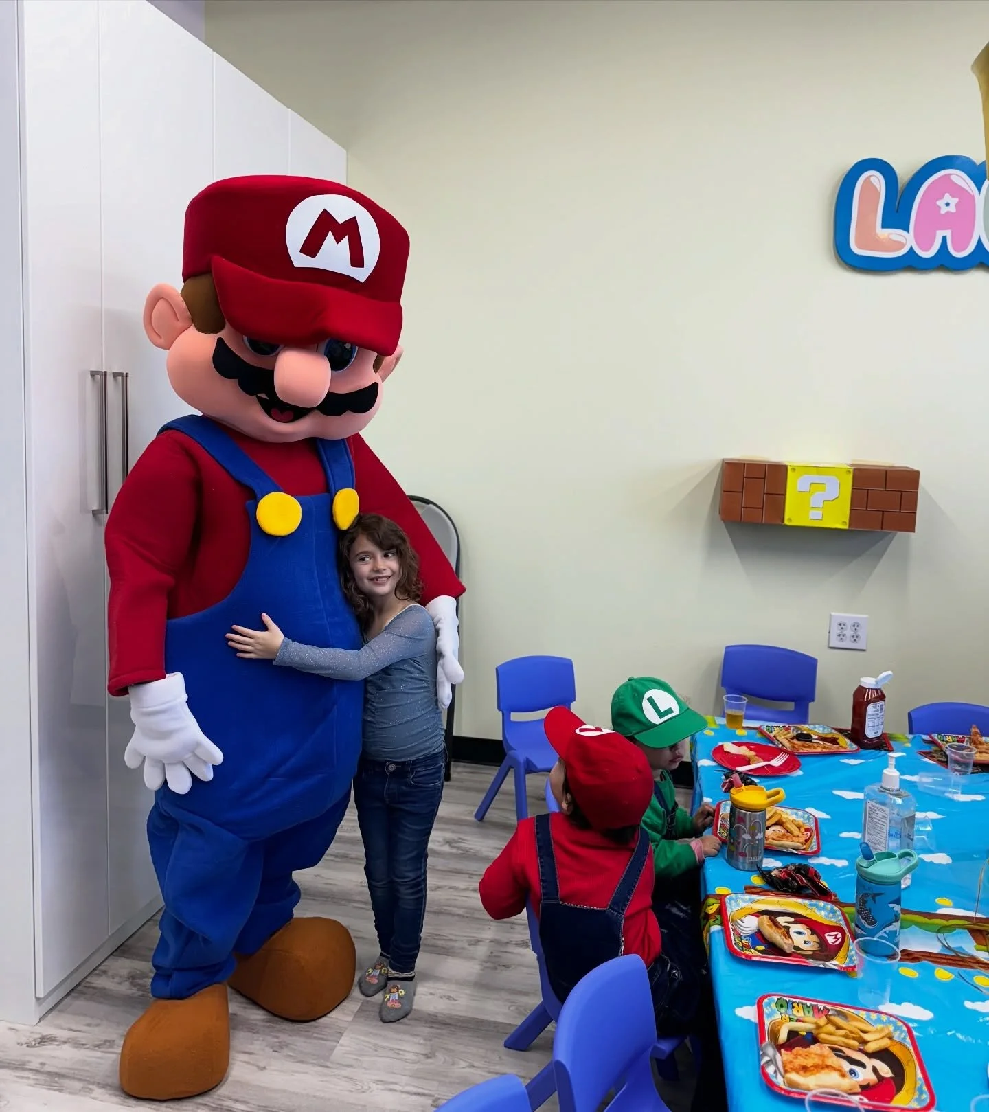 Character appearances are the perfect addition to your birthday party! Mario is definitely always a hit! Who else do you love to see?