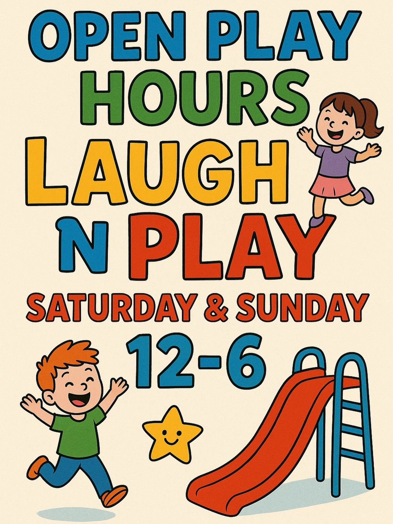 😂 Why was 6 afraid of 7?
Because 7️⃣ 8️⃣ 9️⃣&hellip;
But don&rsquo;t be scared &mdash; OPEN PLAY is here!
✨ Saturday &amp; Sunday &bull; 12&ndash;6 ✨
Come laugh, play &amp; run off ALL the energy!