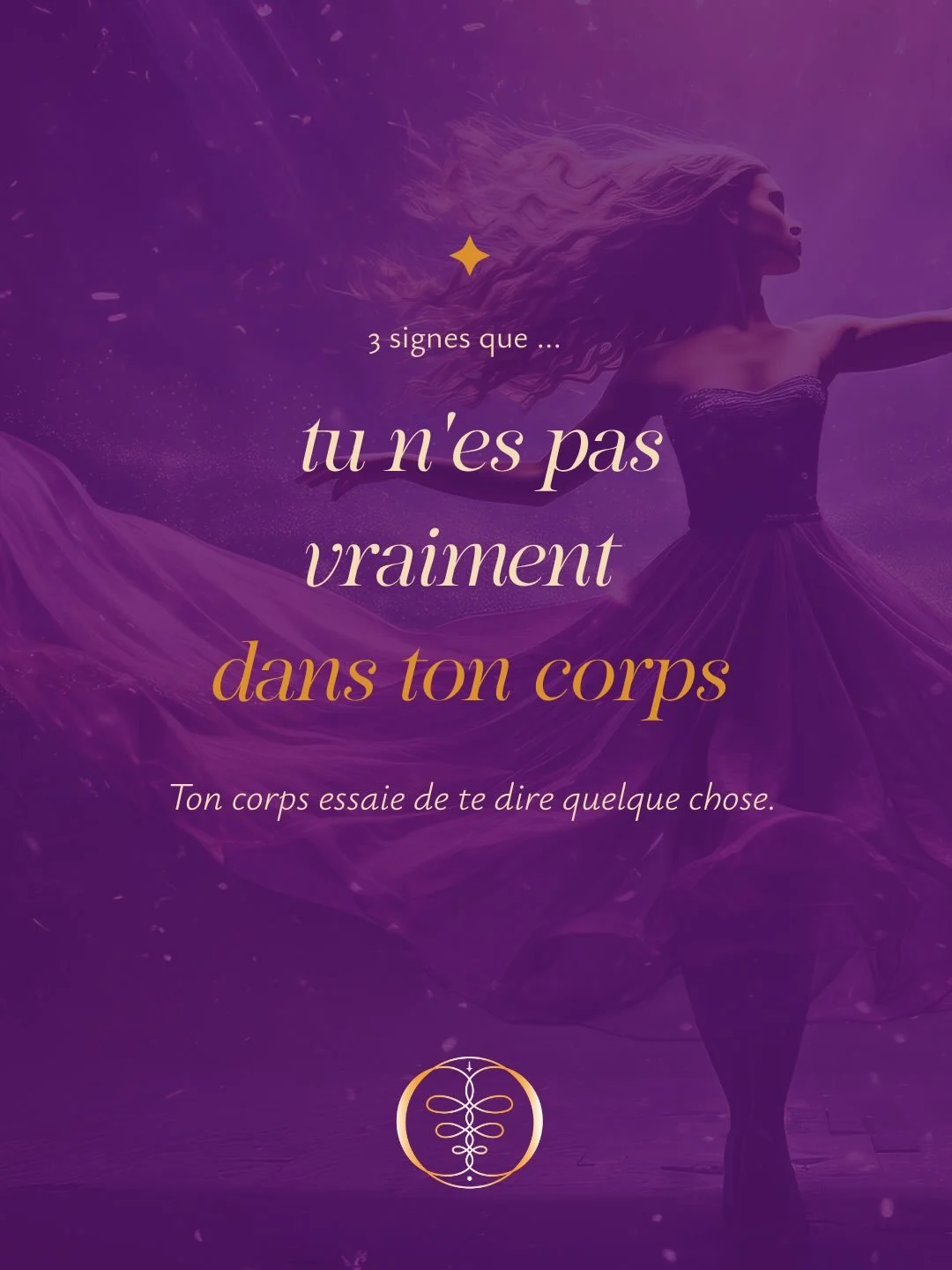 Tu te cognes partout. 
Tu &eacute;chappes des trucs. 
Tu manques une marche.

Ce n&rsquo;est pas de la maladresse, c&rsquo;est ton corps qui t&rsquo;envoie un signal. Il n&rsquo;est pas vraiment l&agrave; et il cherche ses limites parce qu&rsquo;il n