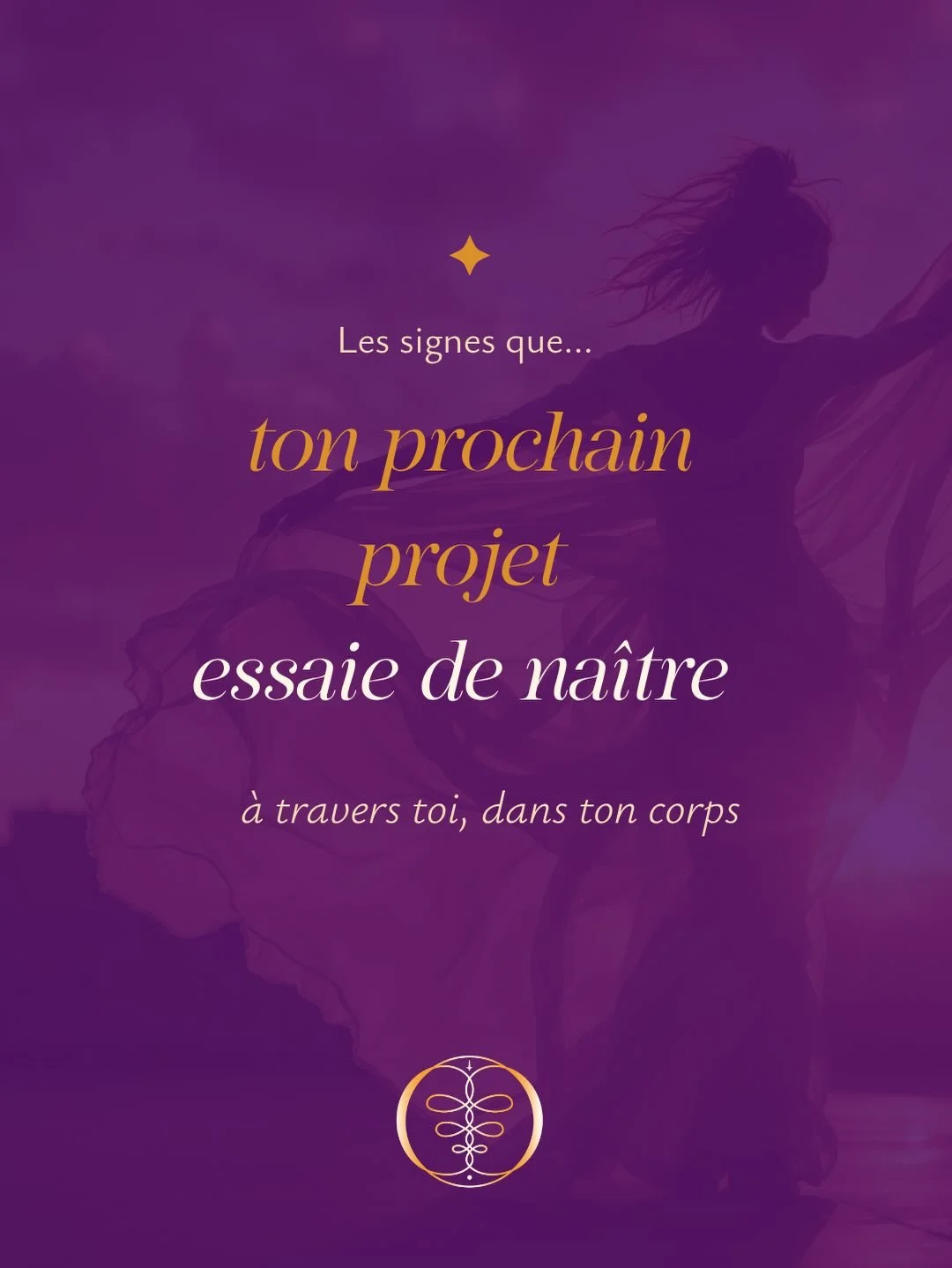 Il y a des moments o&ugrave; tu sens que quelque chose essaie de bouger &agrave; travers toi comme un projet, une nouvelle version de toi, une &eacute;nergie qui demande plus d&rsquo;espace, etc.

Parfois, ce n&rsquo;est pas plus de strat&eacute;gie 