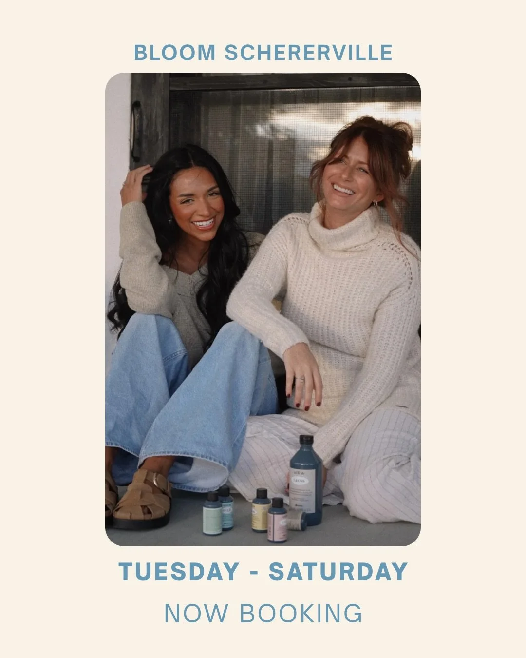 NOW BOOKING IN SCHERERVILLE🌸 We are excited to announce our schedule is open for all hair services at our Schererville location! 

Check in with your stylists for more availability or discover one of our newest premier stylists who will help you ach