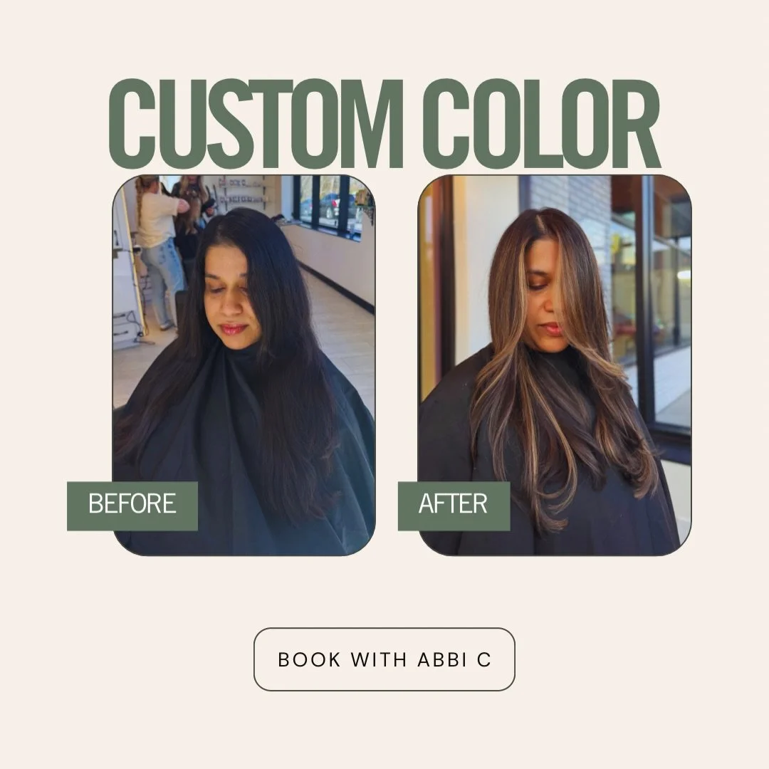 Placement is the difference between color that looks good and color that&rsquo;s stunning 

Abbi c is known for her attention to placement and creates stunning memorable looks that make your color go from ordinary to luxury ✨