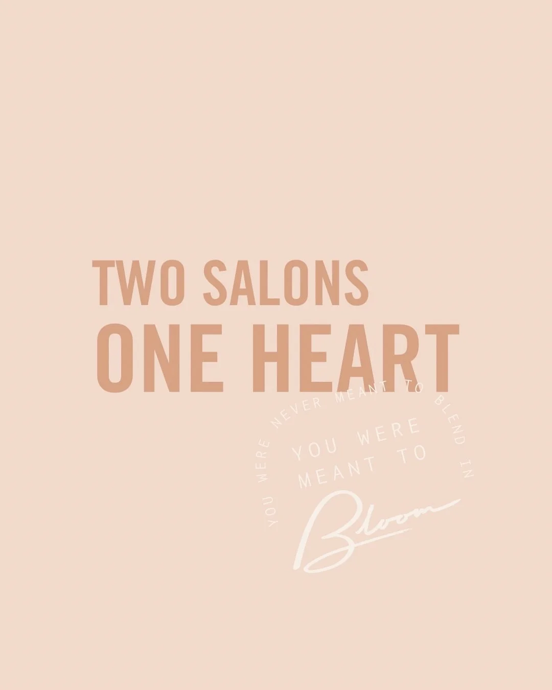 Two salons, one heart 💓

We are blessed to serve all of the amazing  communities surrounding us in NWI now in two locations 🙌🏼

Thank you to those that intentionally choose Bloom as their salon home