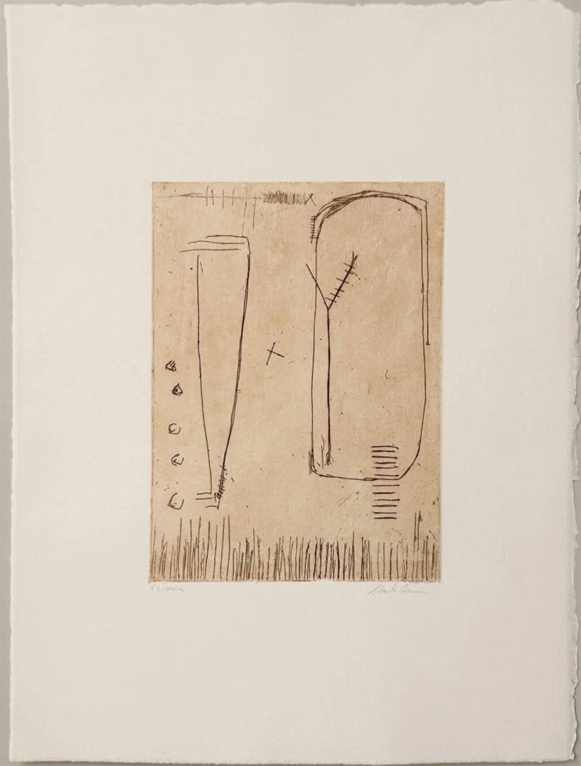Enclosure (4/10) Intaglio on Rag Paper
15" x 11"
SKU: SC113
 