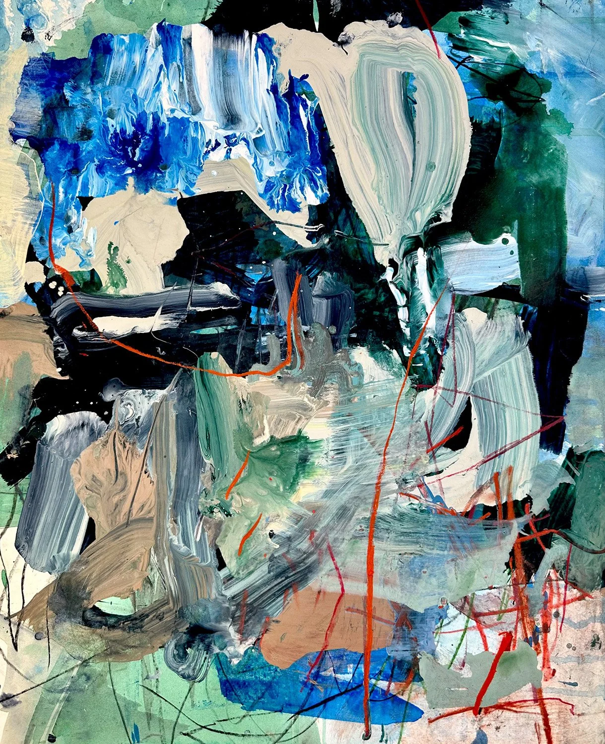 Dervish 2, 2026 Acrylic, flashe, and crayon on paper
20" x 16"
SKU: ATW105
 