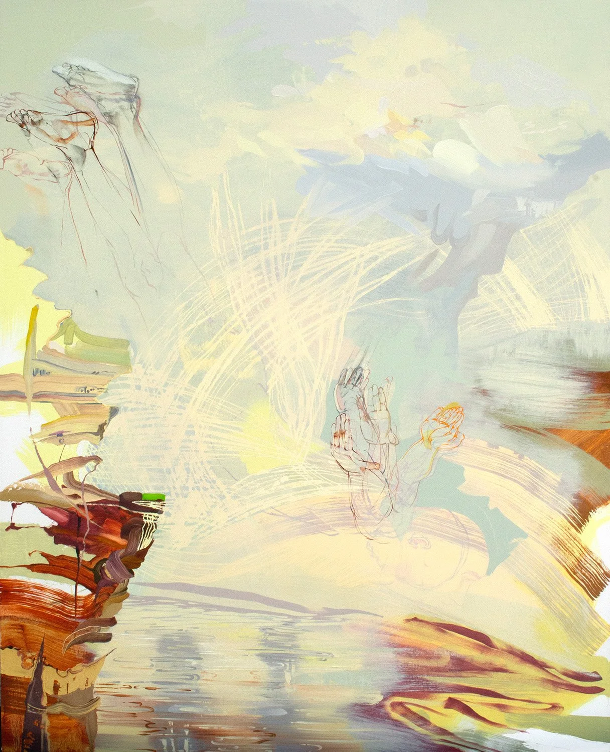 The Diver I, 2024 Oil on Canvas
60" x 48"
SKU: KRB105
 