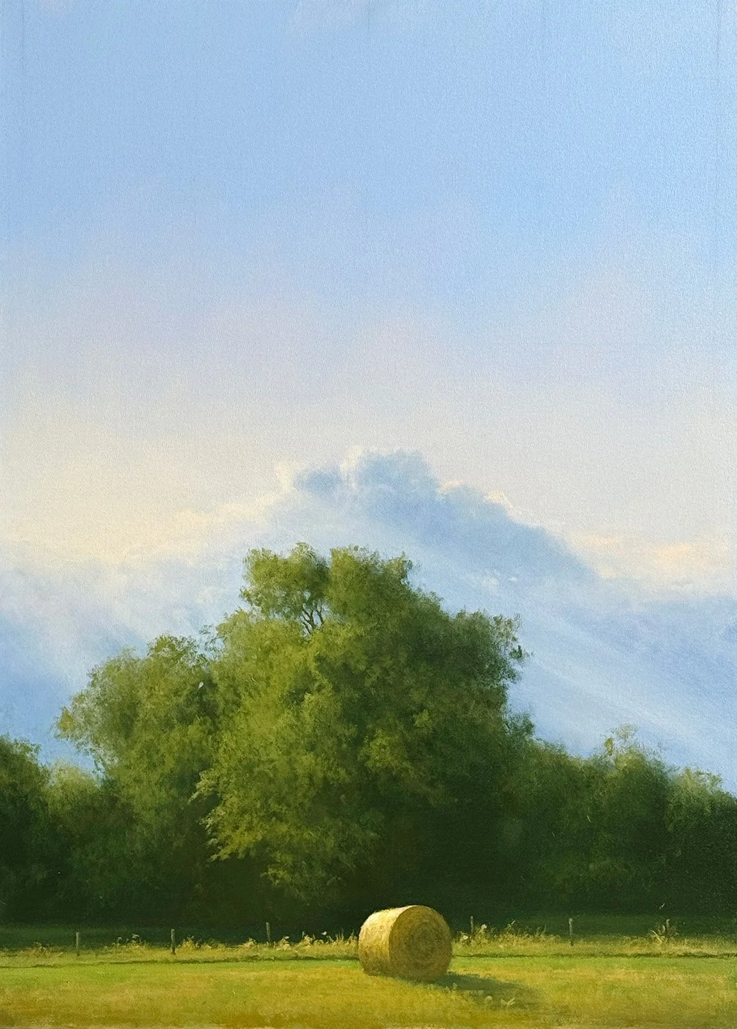 Lone Bale, 2024 Oil on Canvas
36" x 26" x 1.25"
SKU: BR144
 