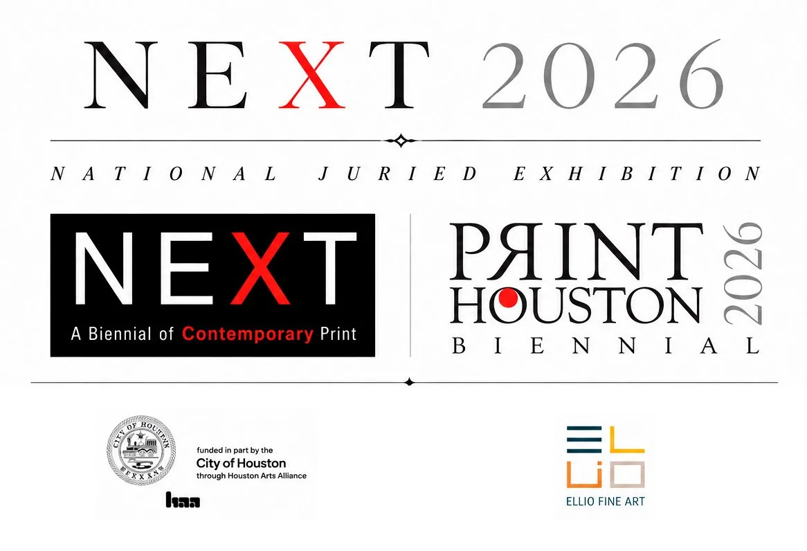  UPCOMING EXHIBITION   
  NEXT 2026   
June 19 - July 18, 2026  
Opening Reception: Friday, June 19, 6pm-8pm  
Juror Talk with Phil Sanders: 
Saturday, June 20, 1:30pm-2:30pm  
Valet Parking