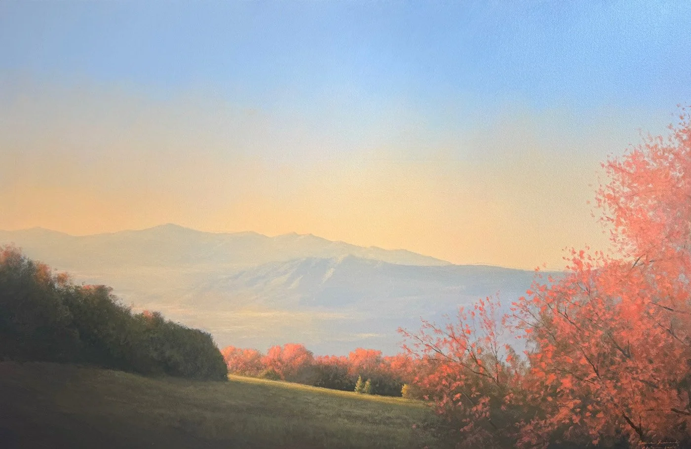Autumn Vista, 2025 Oil on Canvas
42" x 64" x 1.25"
SKU: BR149
 