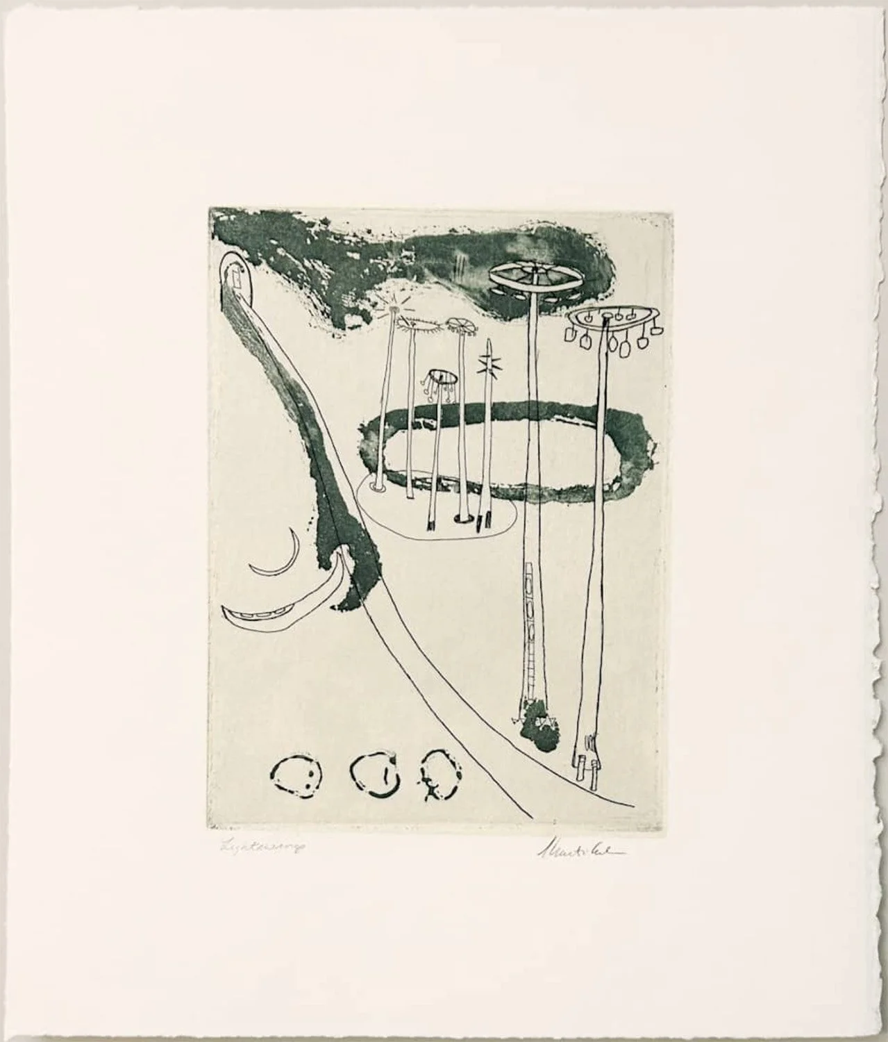 Lightswings (5/10) Intaglio on Rag Paper
14" x 11"
SKU: SC114
 
