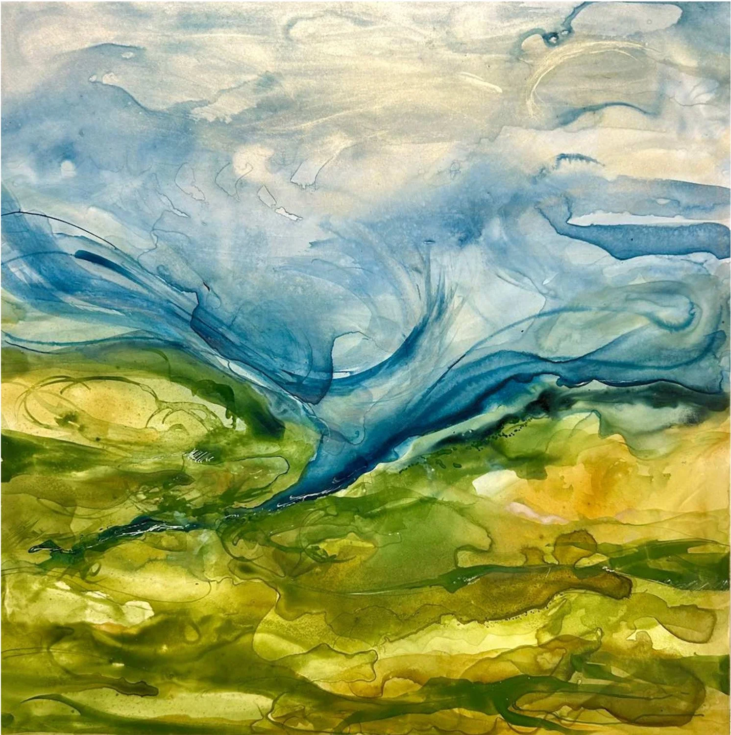 Ballaghasheen Pass, Ireland, 2026 Acrylic Ink on Board
12" x 12"
SKU: SC105
 