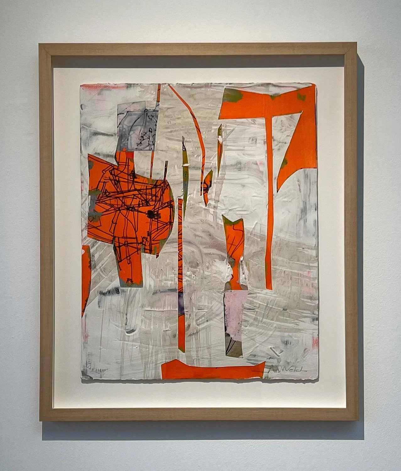 Looking at the Bright Side (Framed) Acrylic, ink, and plaster on paper
20" x 16"
SKU: ATW102
 