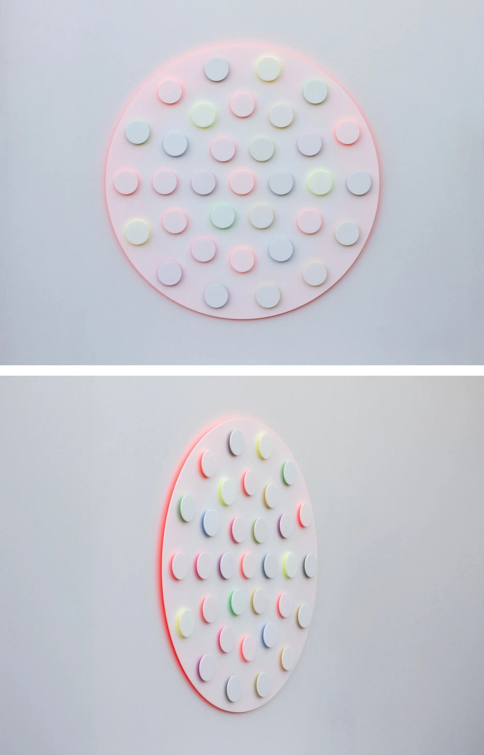 The United Colors of Empathy, 2026 
Enamel and Acrylic Panel
46" x 46" x 1.5"
SKU: END135
 