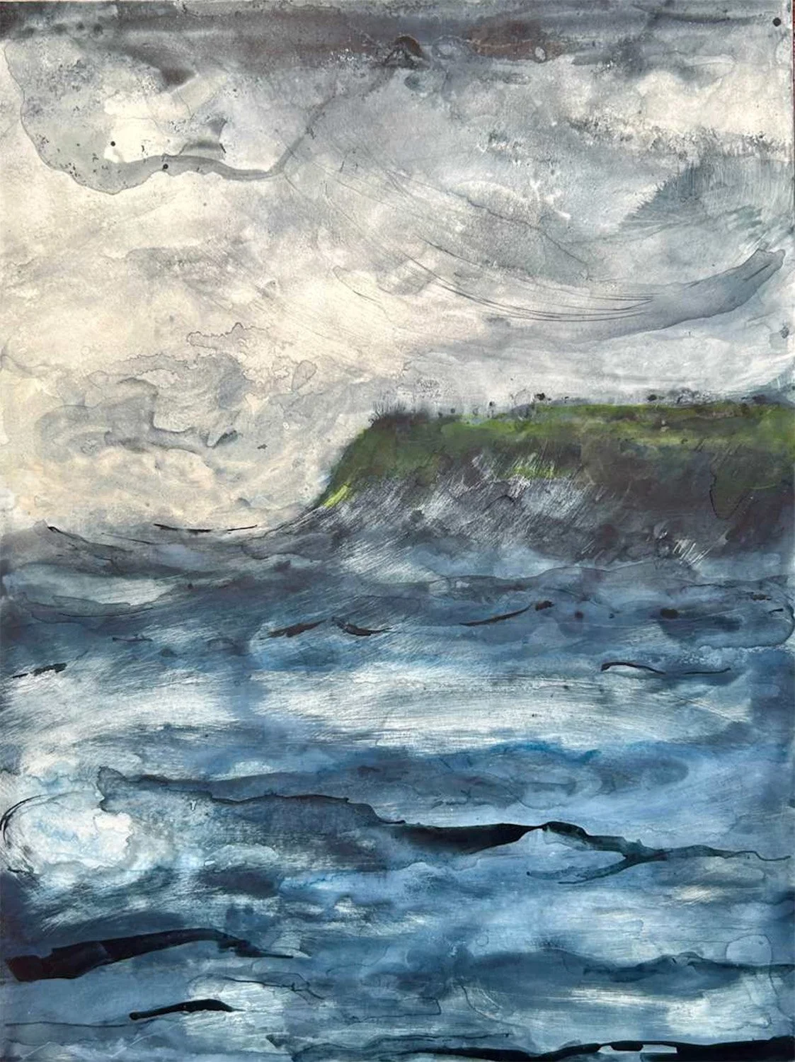 Atlantic Coast, Ireland, 2026 Acrylic Ink on Board
12" x 9"
SKU: SC107
 