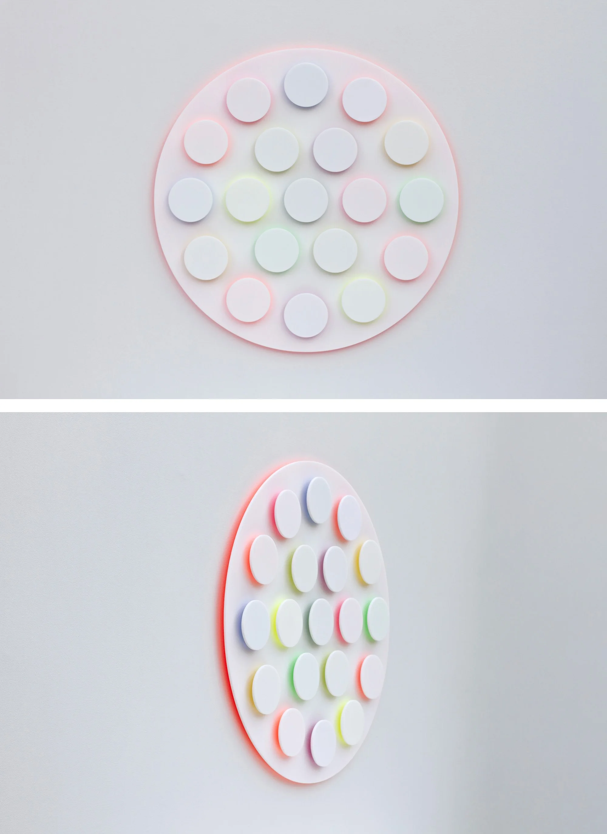 Flying a Kite Without Any Strings, 2026 
Enamel and Acrylic Panel
27.5" x 27.5" x 1.5"
SKU: END136
 